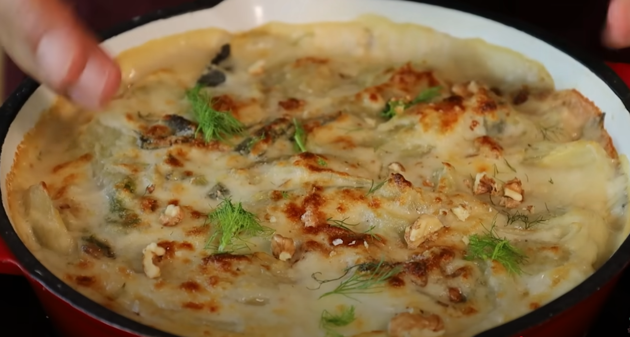 PASTICCIO di FINOCCHI E NOCI