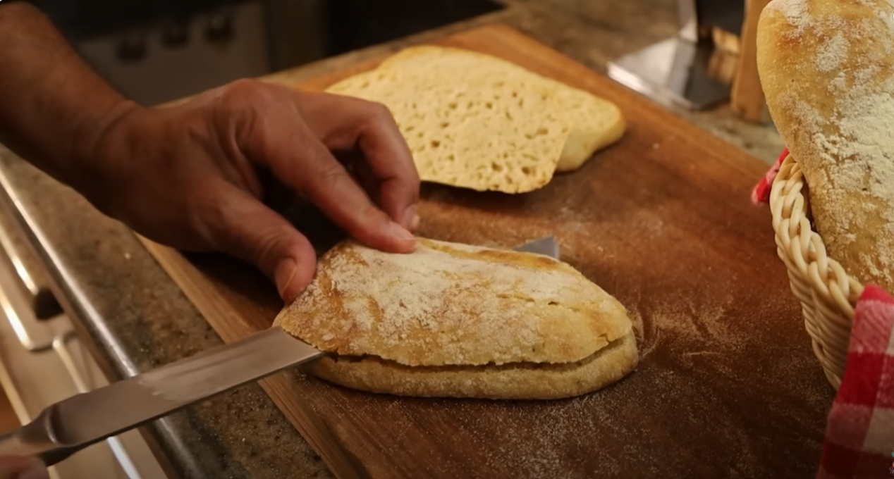CIABATTINE DI PANE FACILI SENZA IMPASTARE
