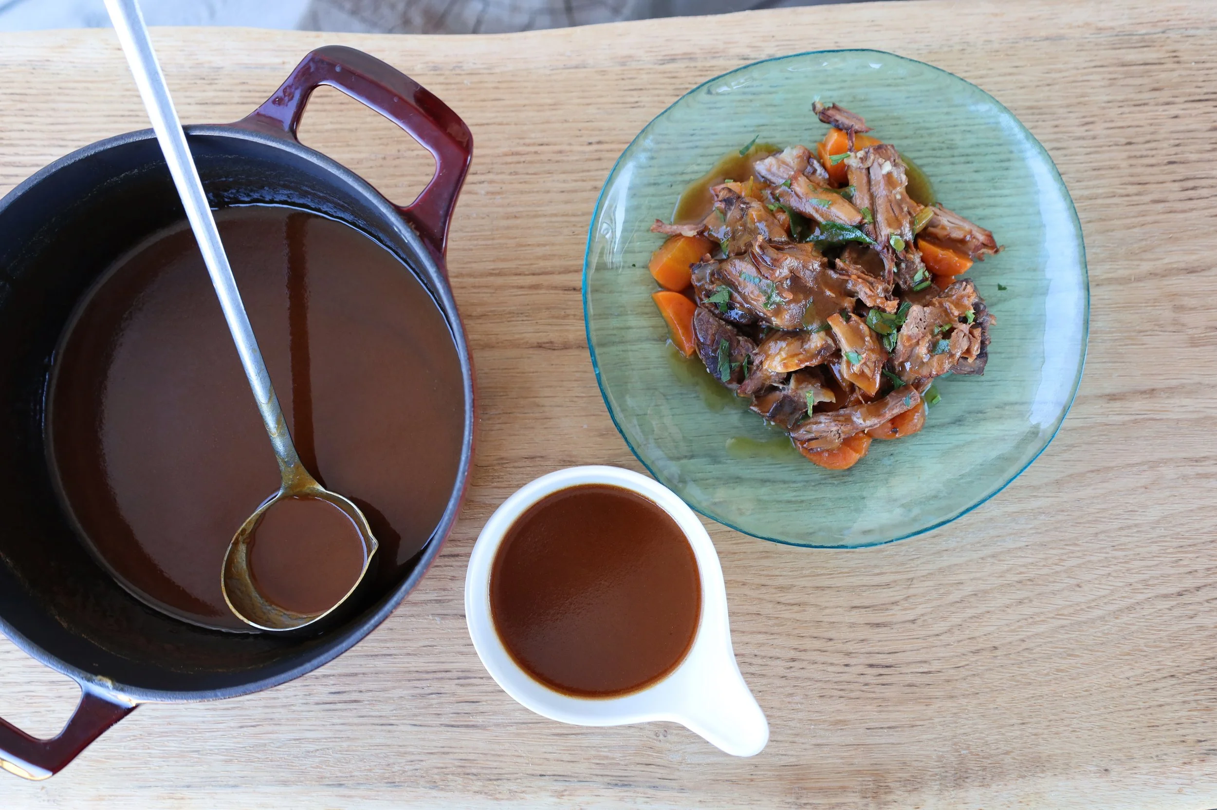 SUGO di CARNE e DEMI-GLACE