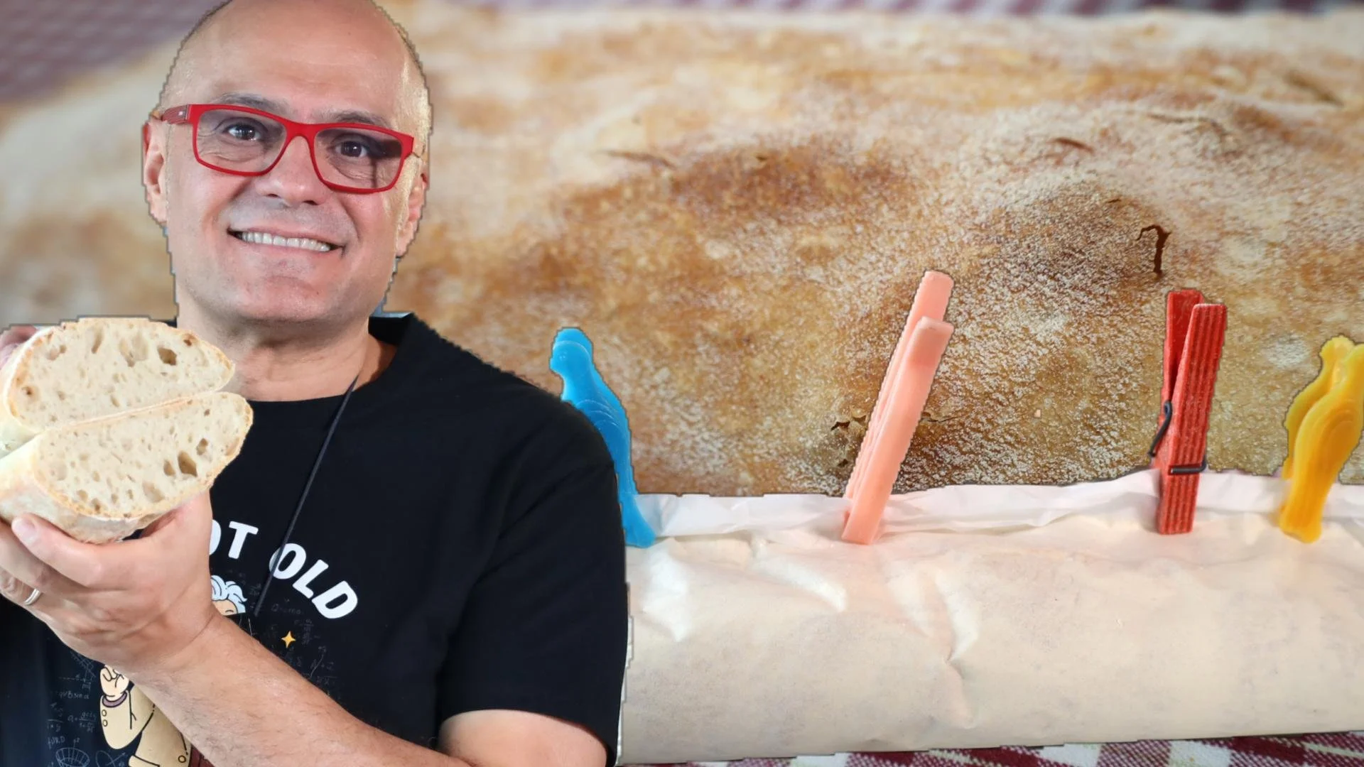 PANE FACILE con il TRUCCO DELLE MOLLETTE