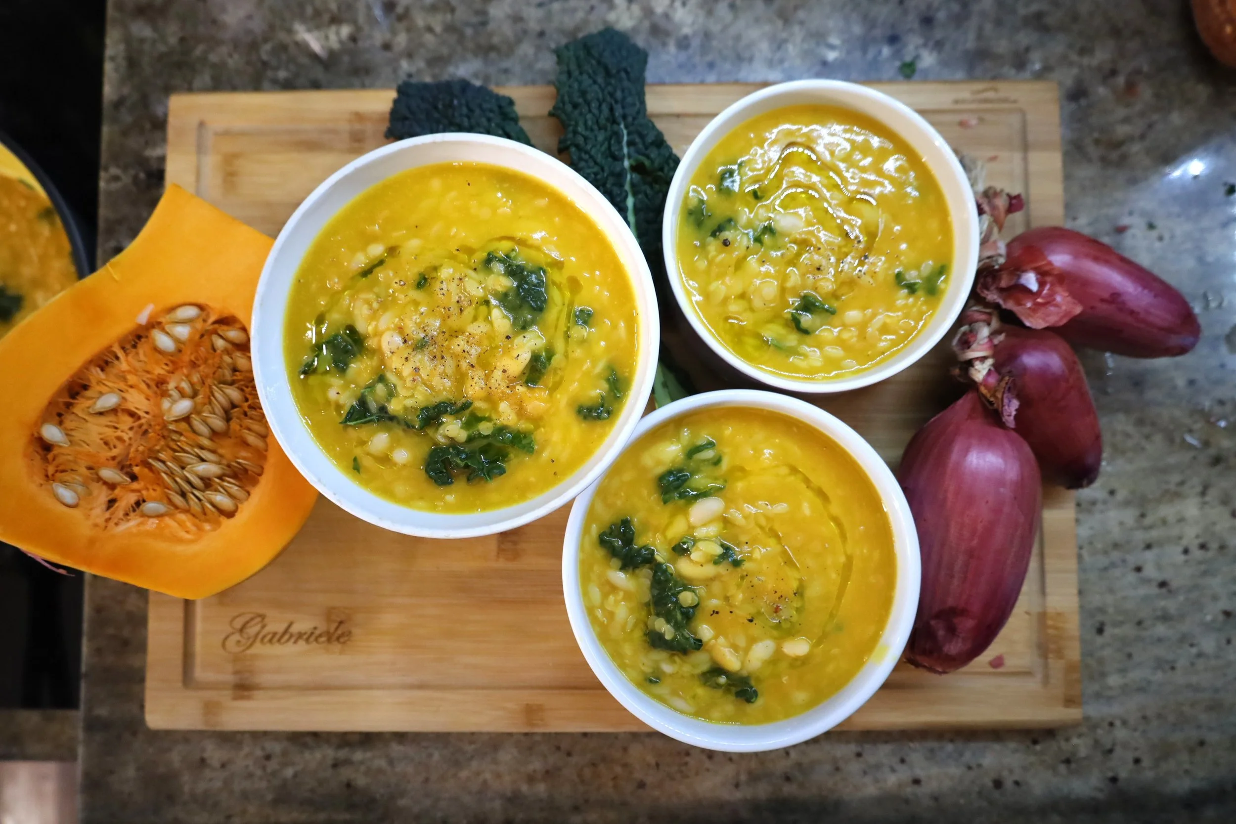ZUPPA CREMOSA, di ZUCCA e FAGIOLI CANNELLINI