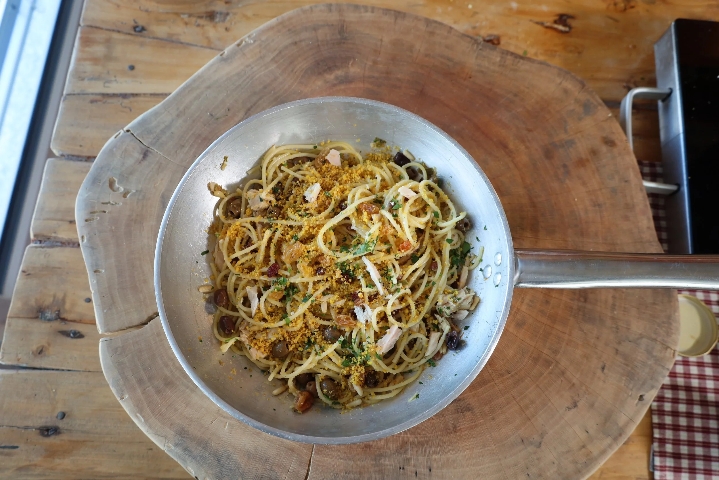SPAGHETTI al TONNO IN BIANCO