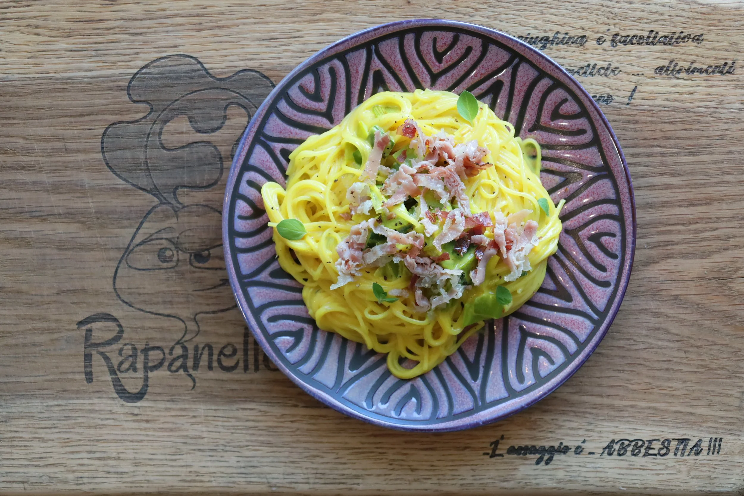 SPAGHETTI allo ZAFFERANO