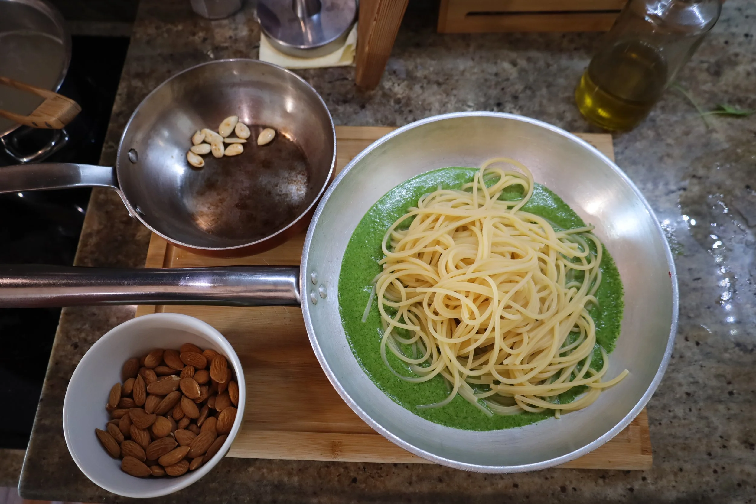 PESTO DI RUCOLA CREMOSO e MANDORLE