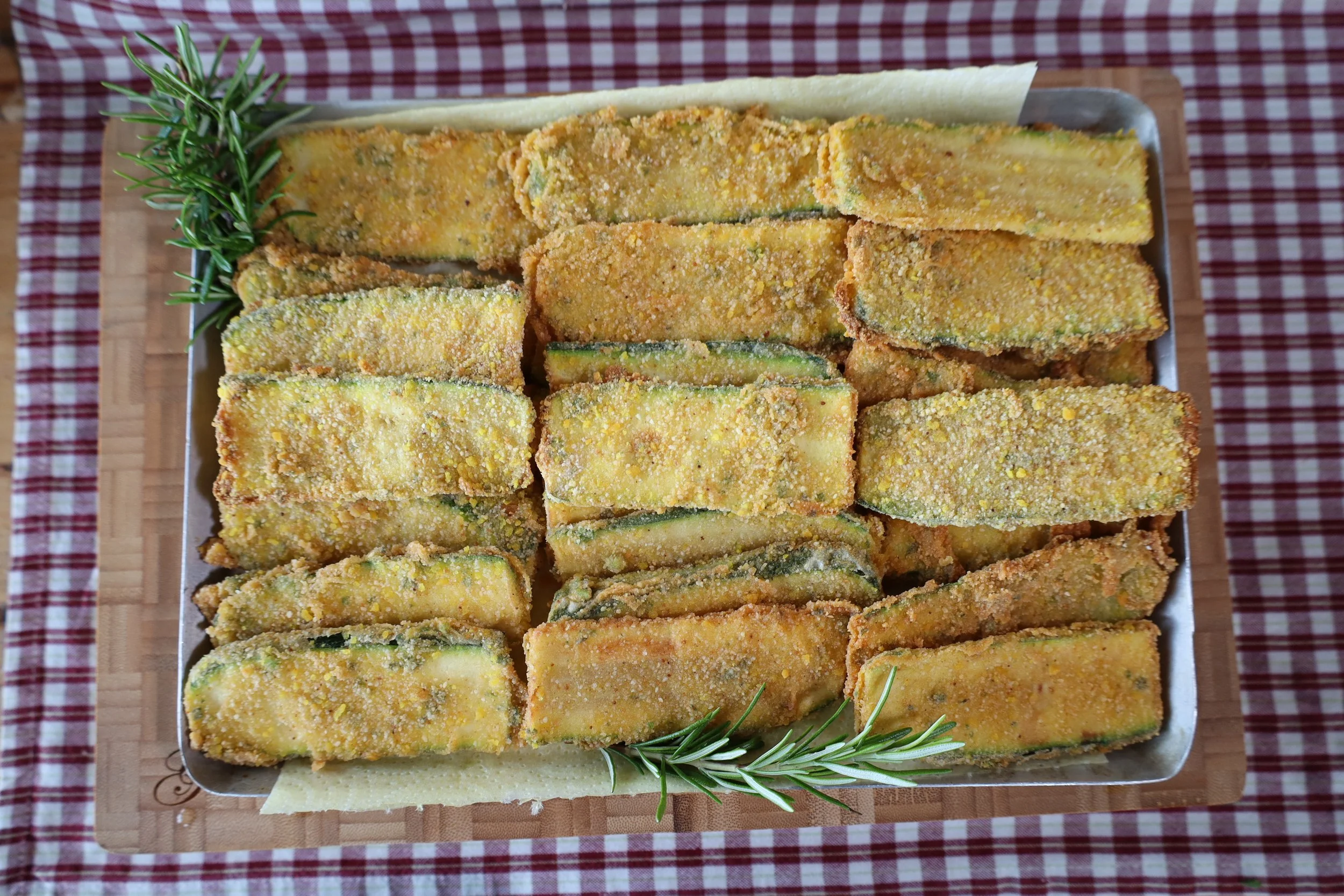 ZUCCHINE PANATE e FRITTATA di AVANZI