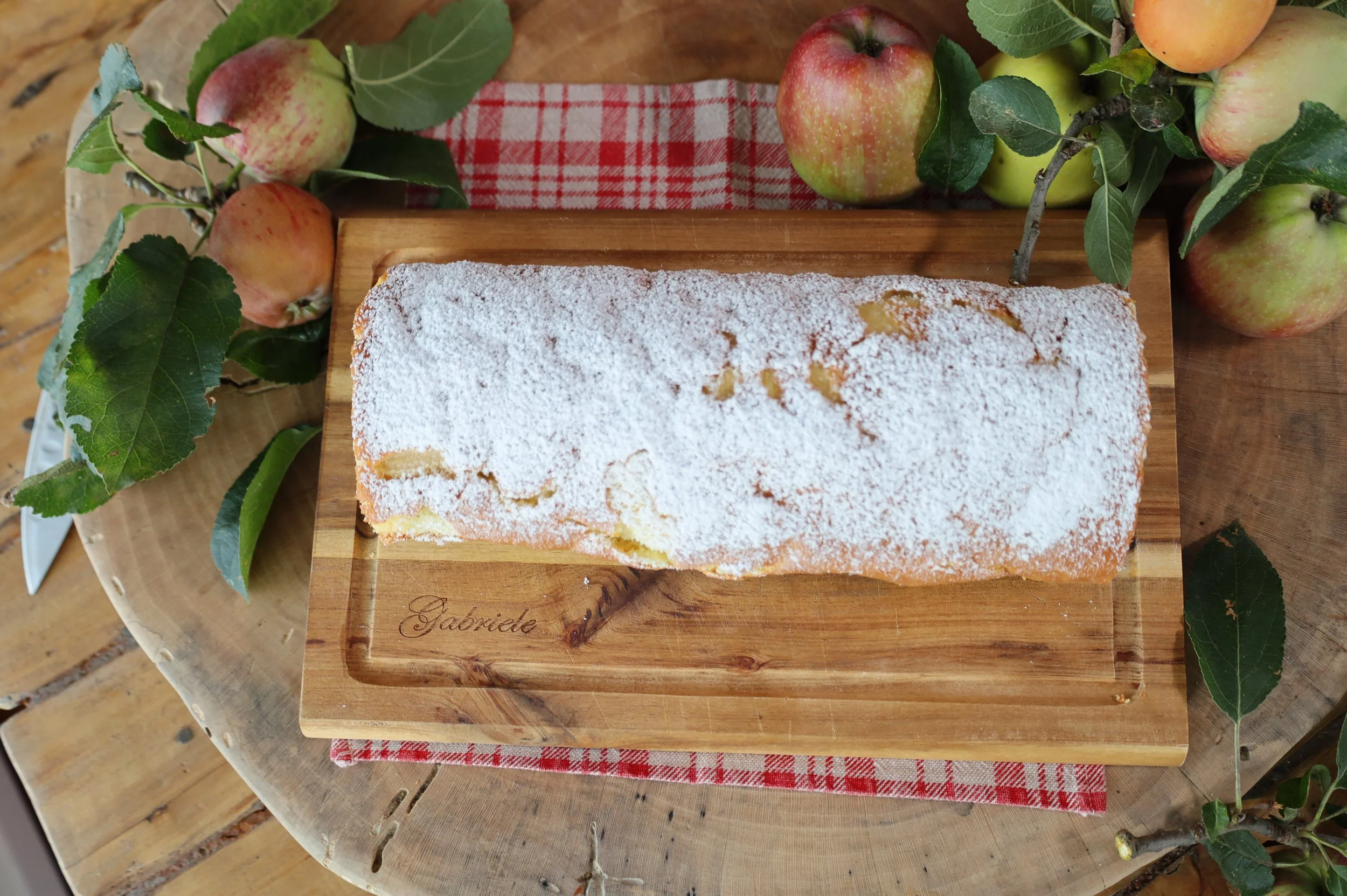 ROTOLO di MELE alla CREMA senza Grassi