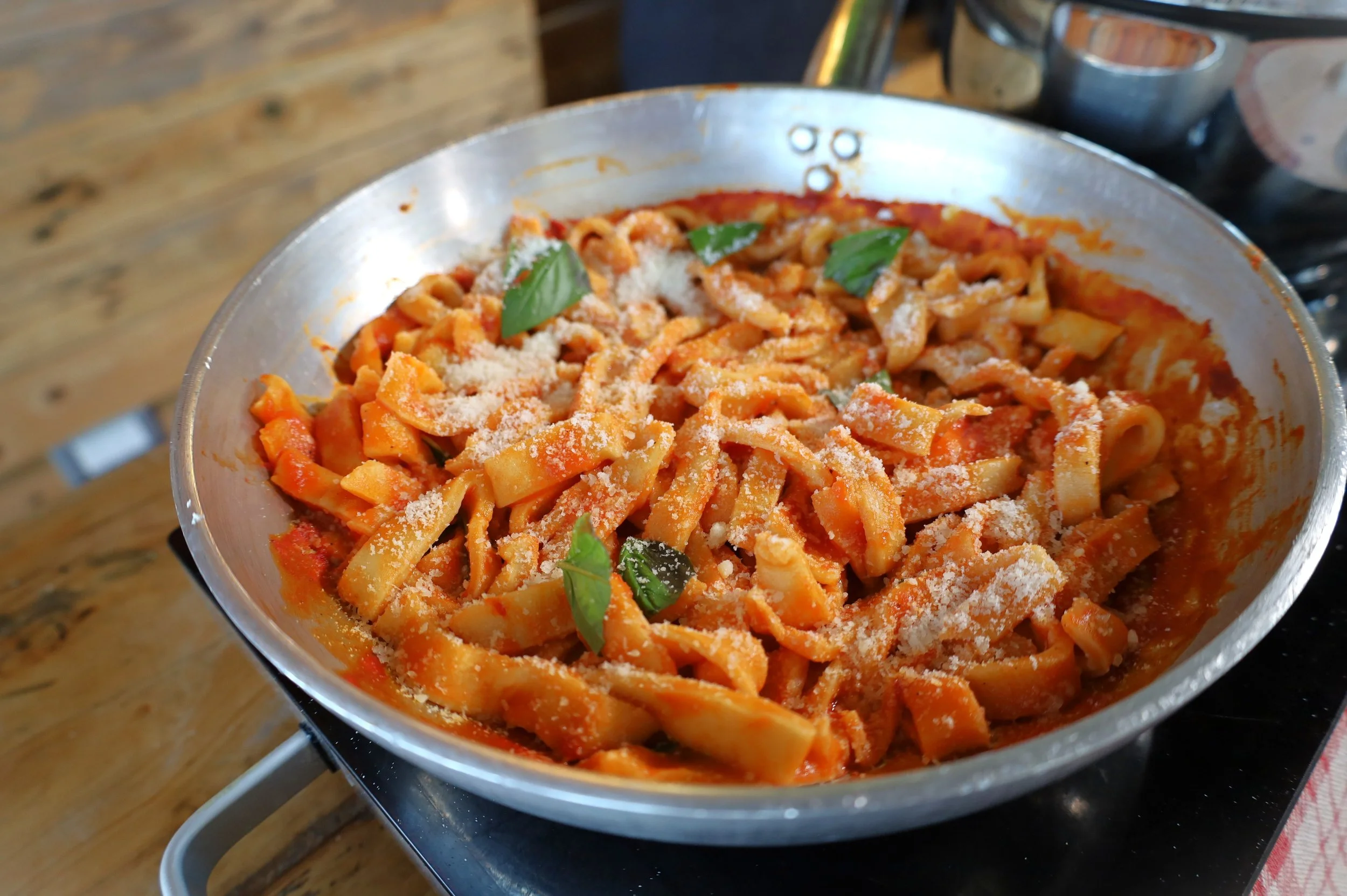Pasta Fresca fatta in casa senza uova 