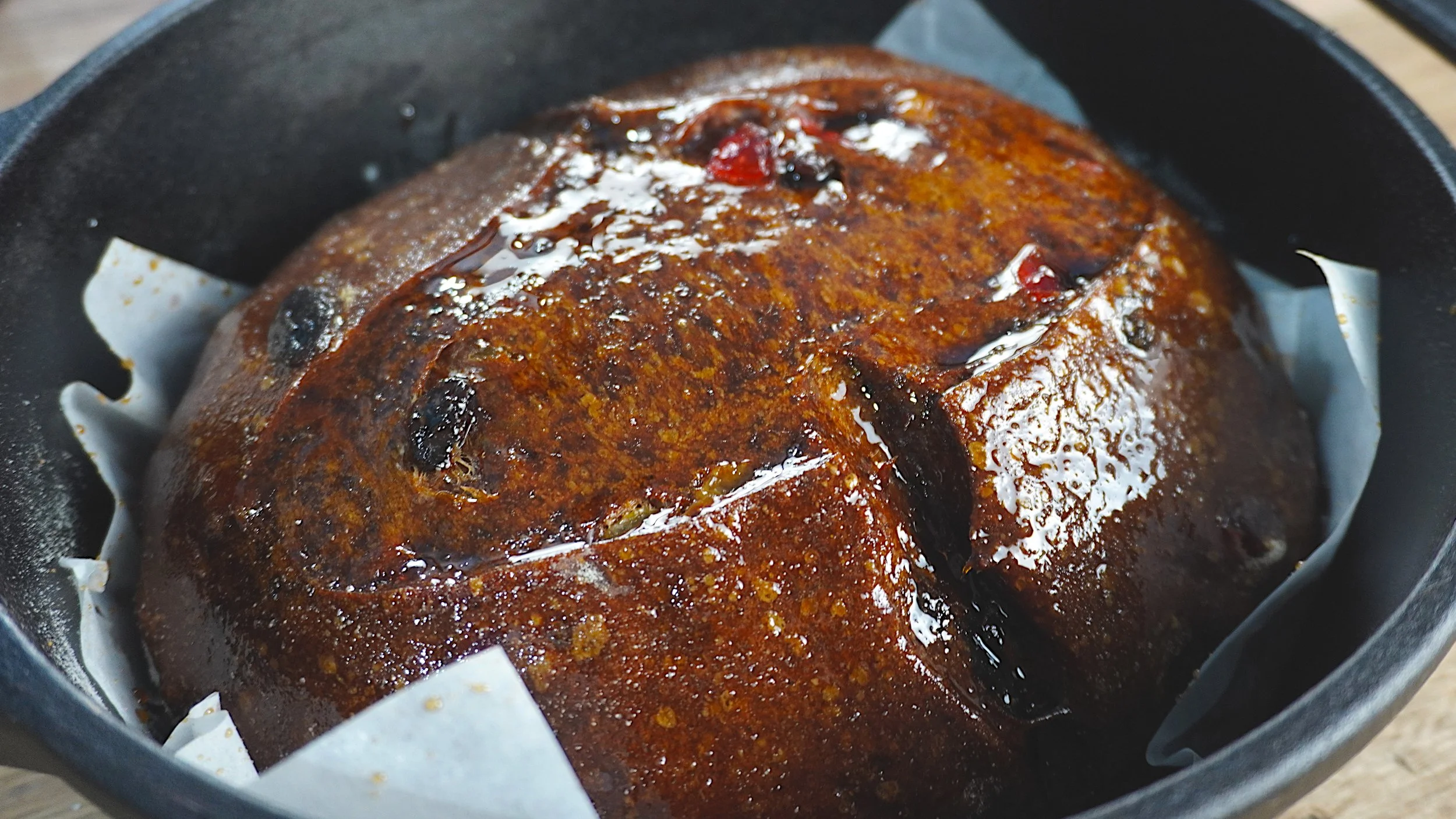 Jamaican Sourdough Easter Bun