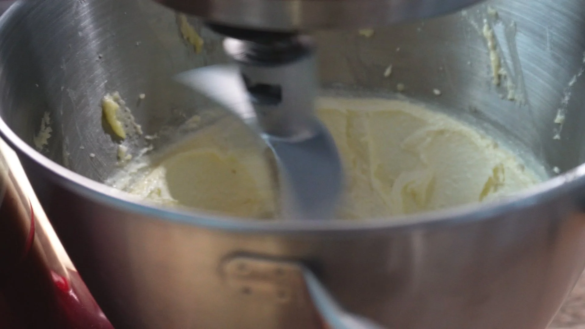 creaming butter and sugar