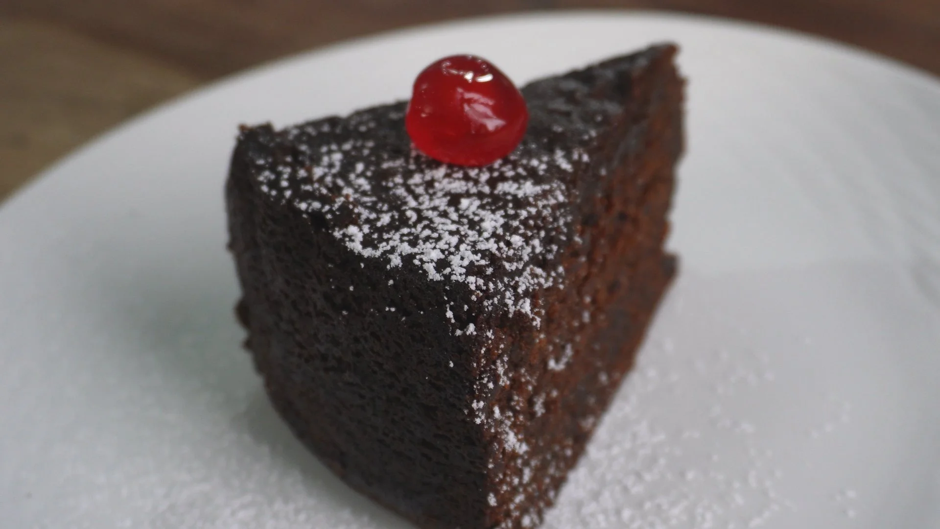 garnished christmas cake