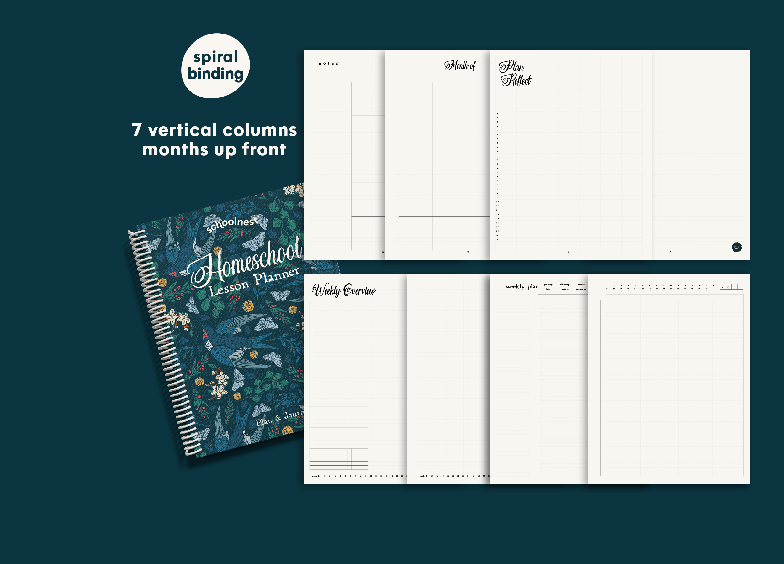 7 columns Spiral Barn Swallows Planner.png