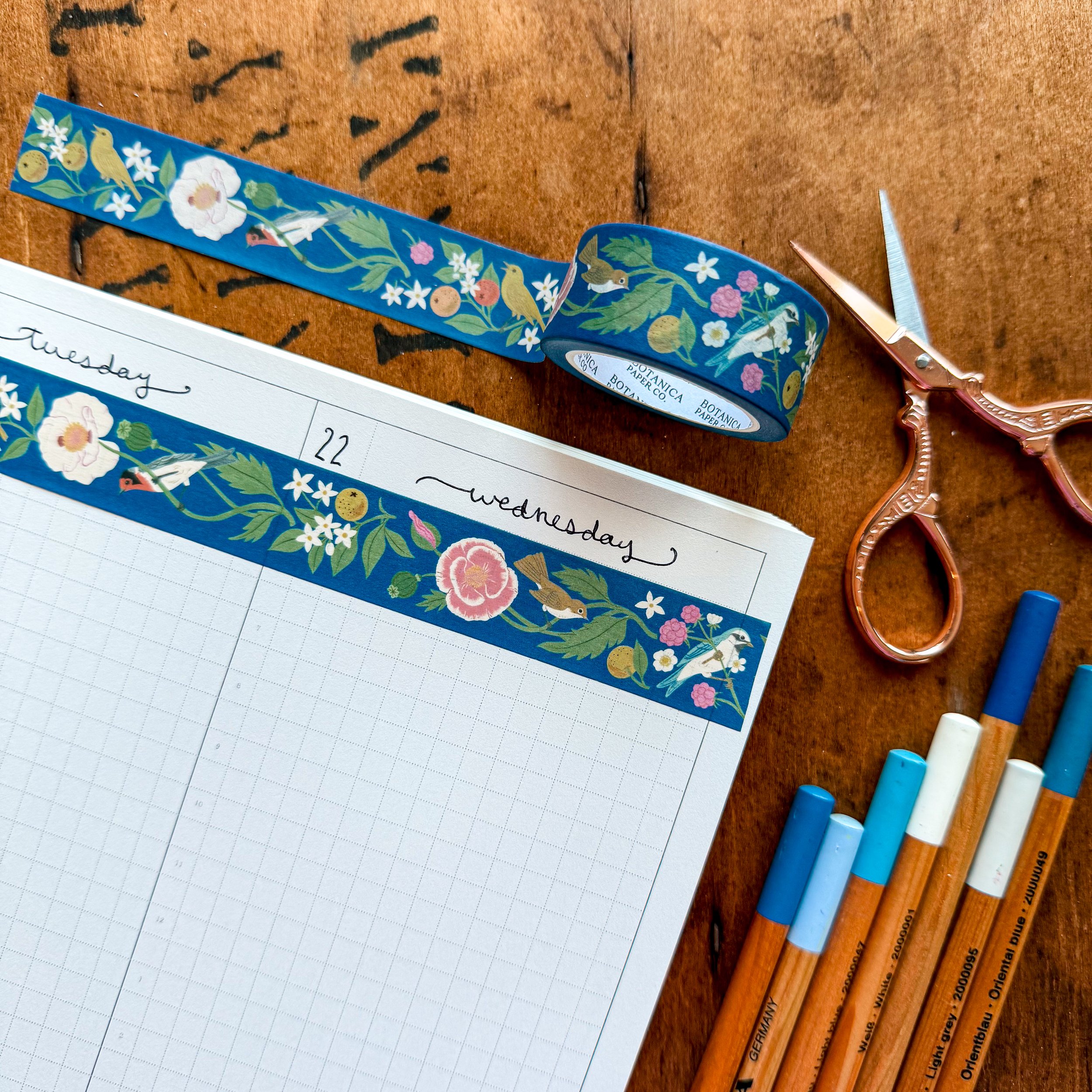 Song Birds Washi Tape by Botanica Paper Co.