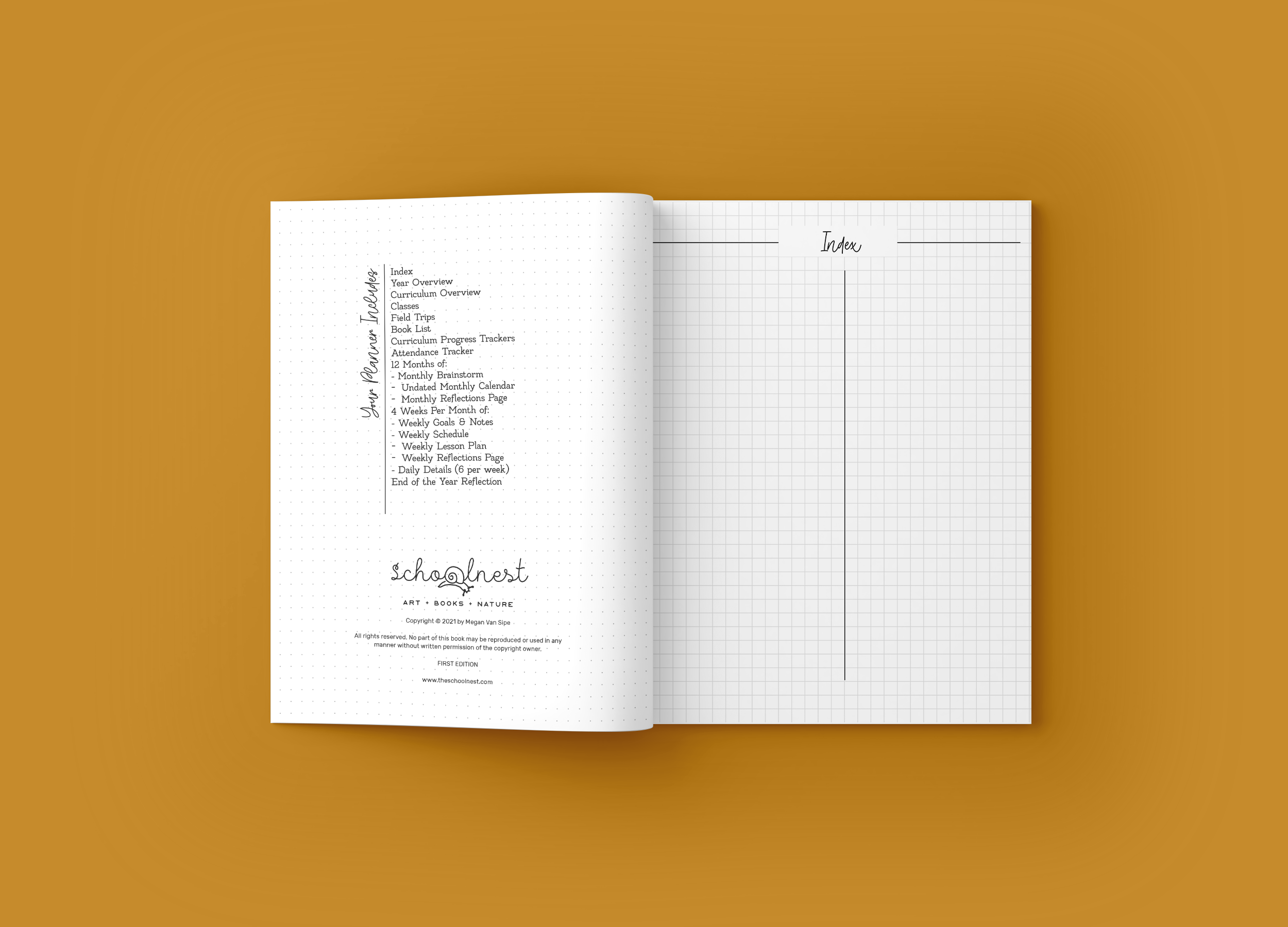 HOMESCHOOL LESSON PLANNING NOTEBOOK 2021 Gold Bouquet Mockup 1.png