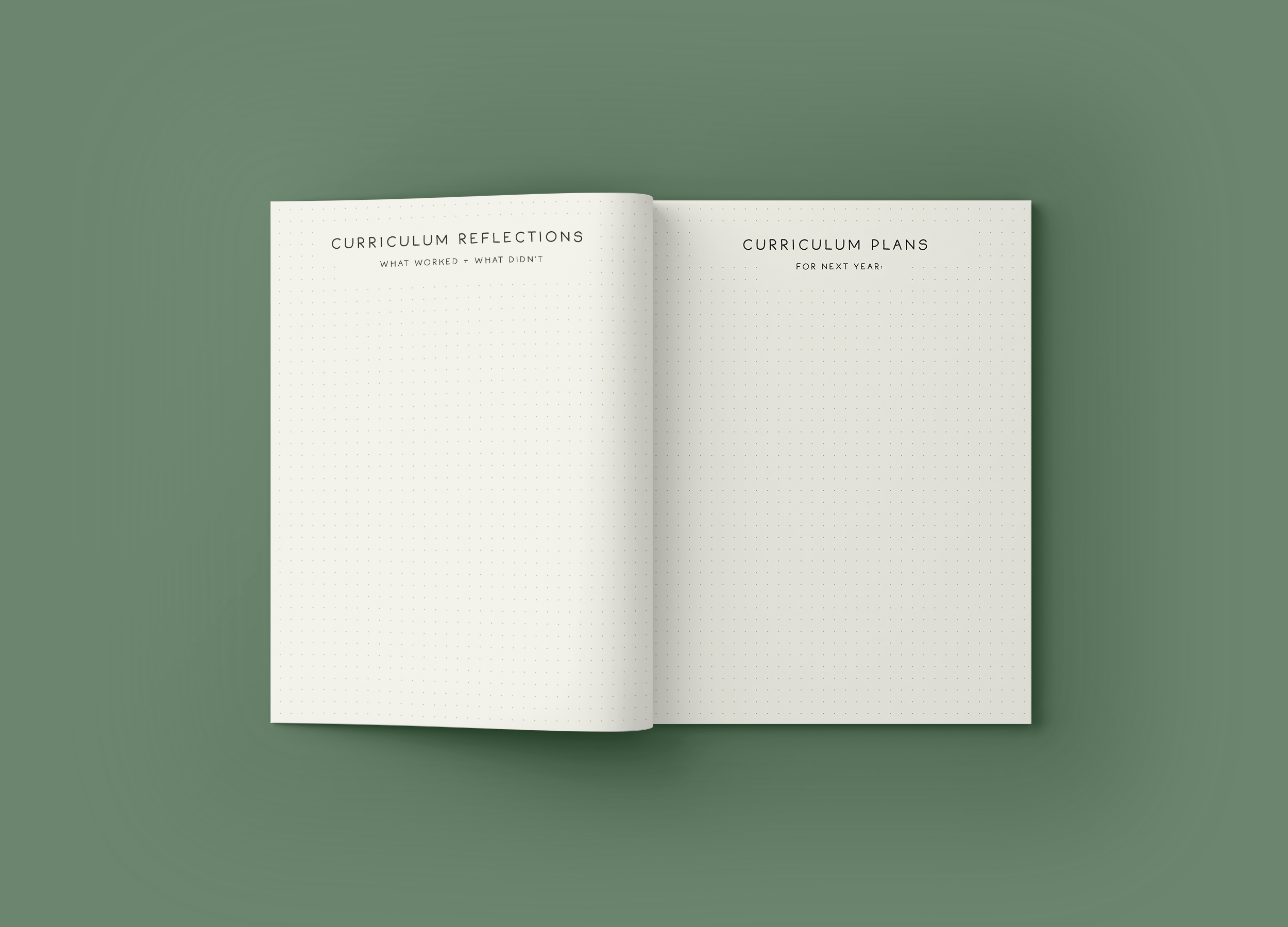 Homeschool Lesson Planning Notebook - Sage Nature Series 2023 Mockup 3l.png
