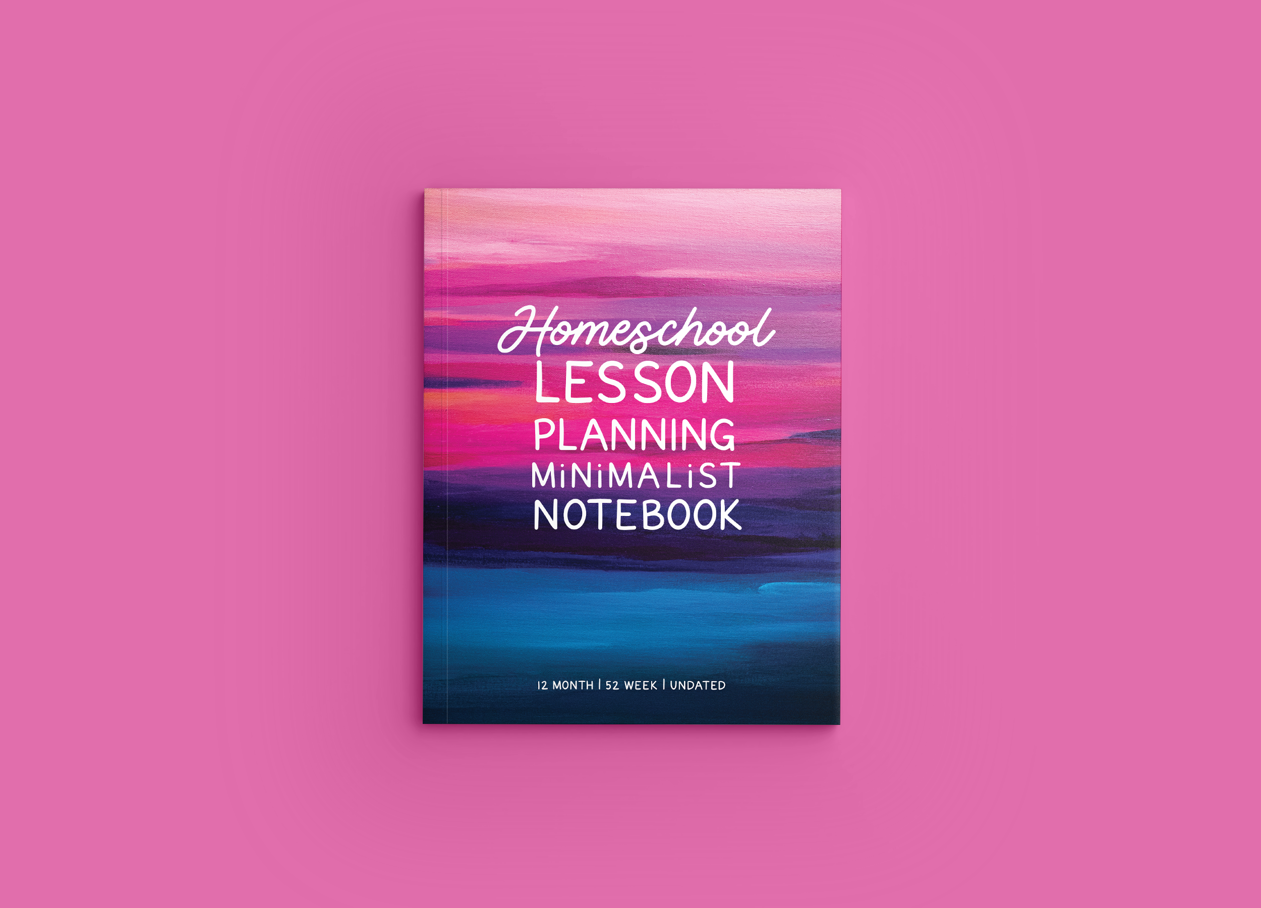 Mockup 1 ARTIST SERIES - HOMESCHOOL LESSON PLANNING MINIMALIST NOTEBOOK 2024.png