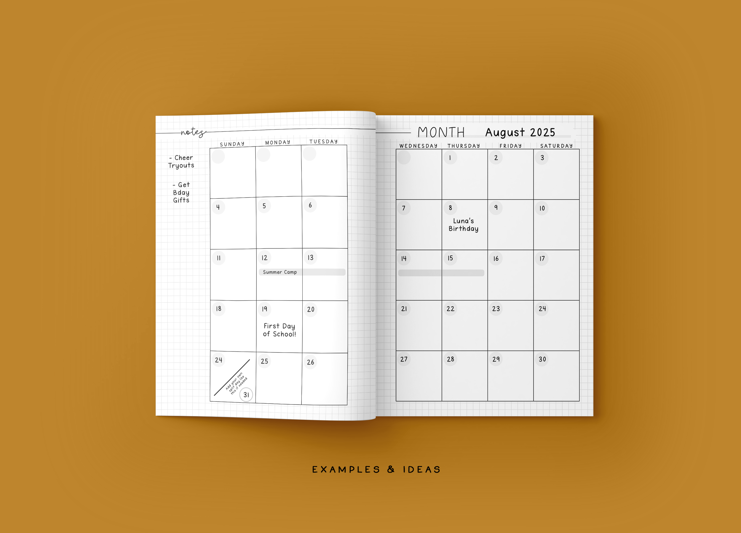 Mockup 2a WEEKLY PLANNING NOTEBOOK Gold Bouquet Series.png