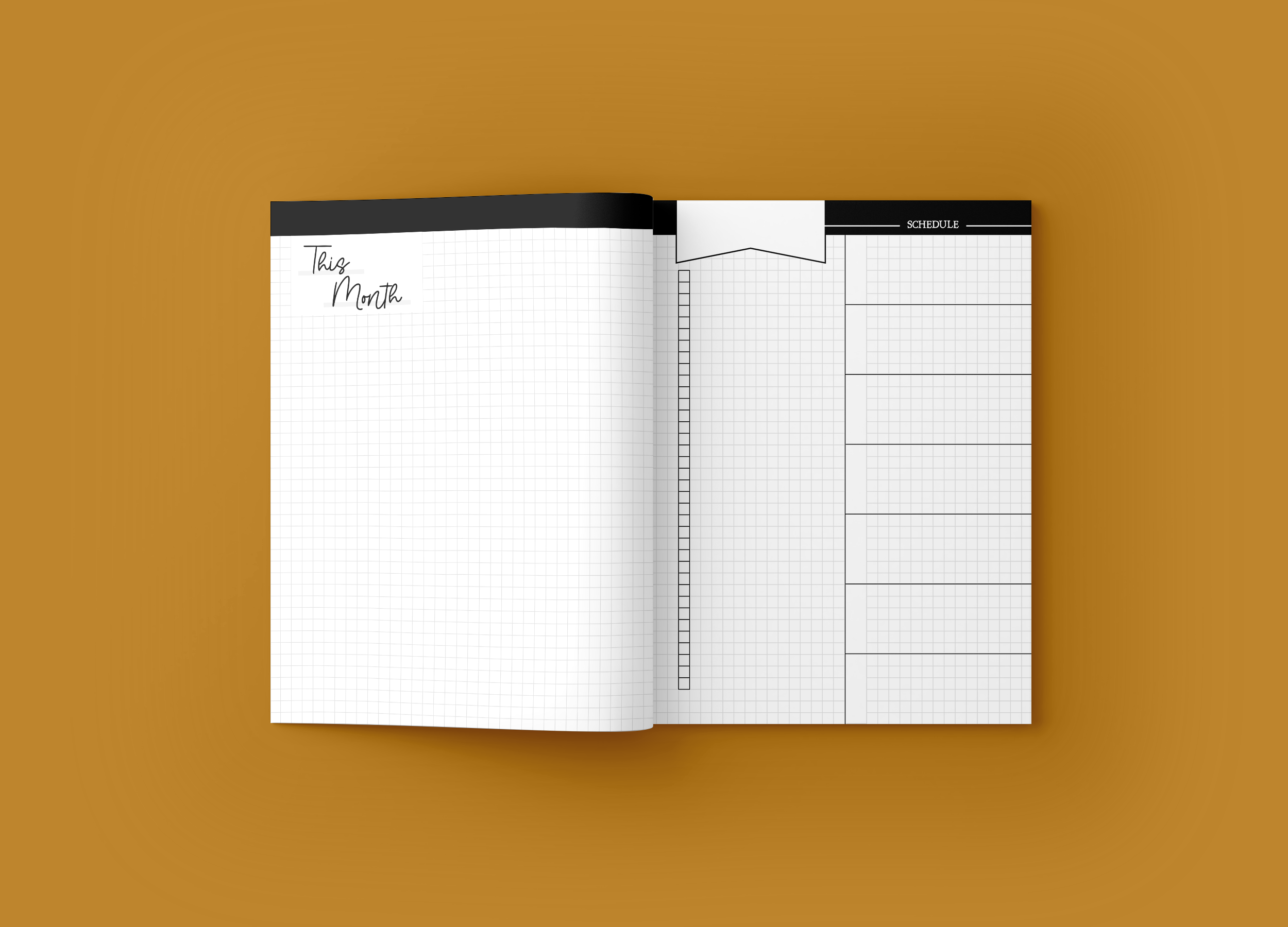 Mockup 3 WEEKLY PLANNING NOTEBOOK Gold Bouquet Series.png