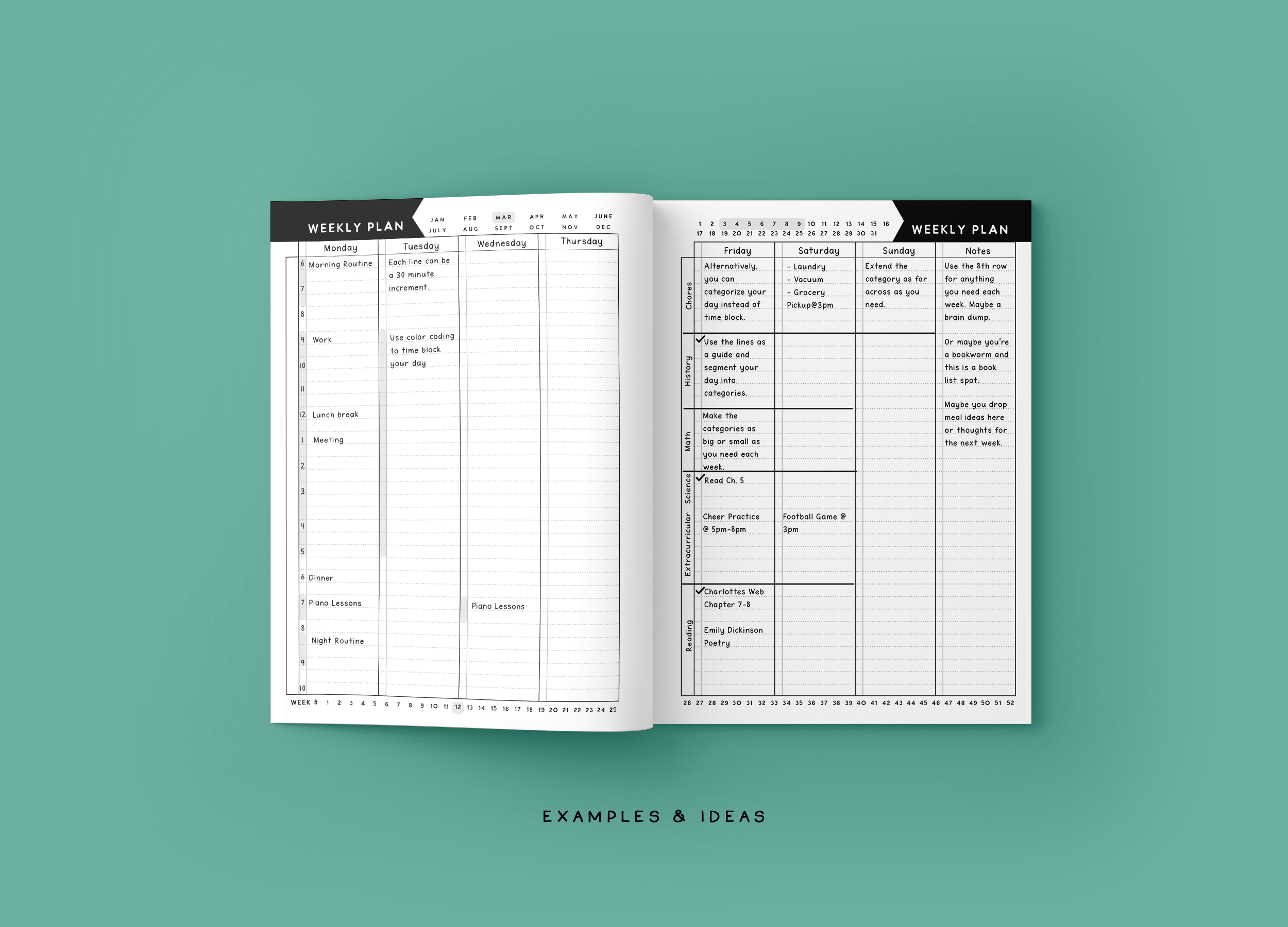 Mockup 4a WEEKLY PLANNING NOTEBOOK Aqua Jungle Series.png