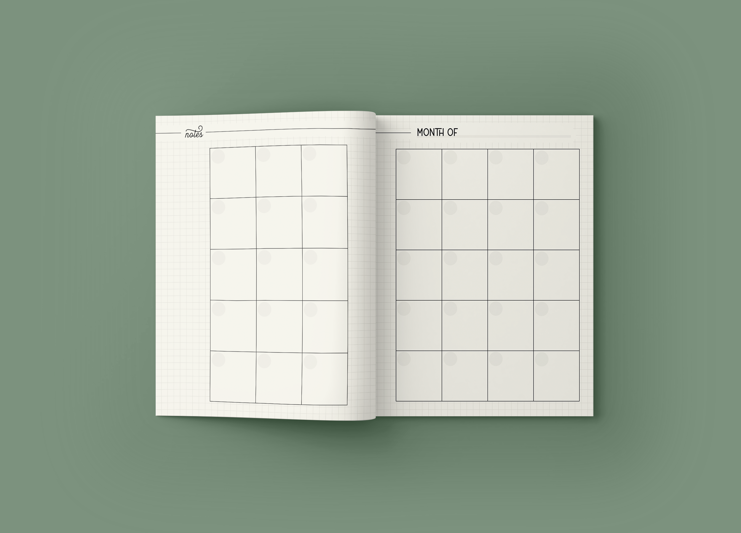 Mockup 2 WEEKLY PLANNING NOTEBOOK Sage Nature Series.png