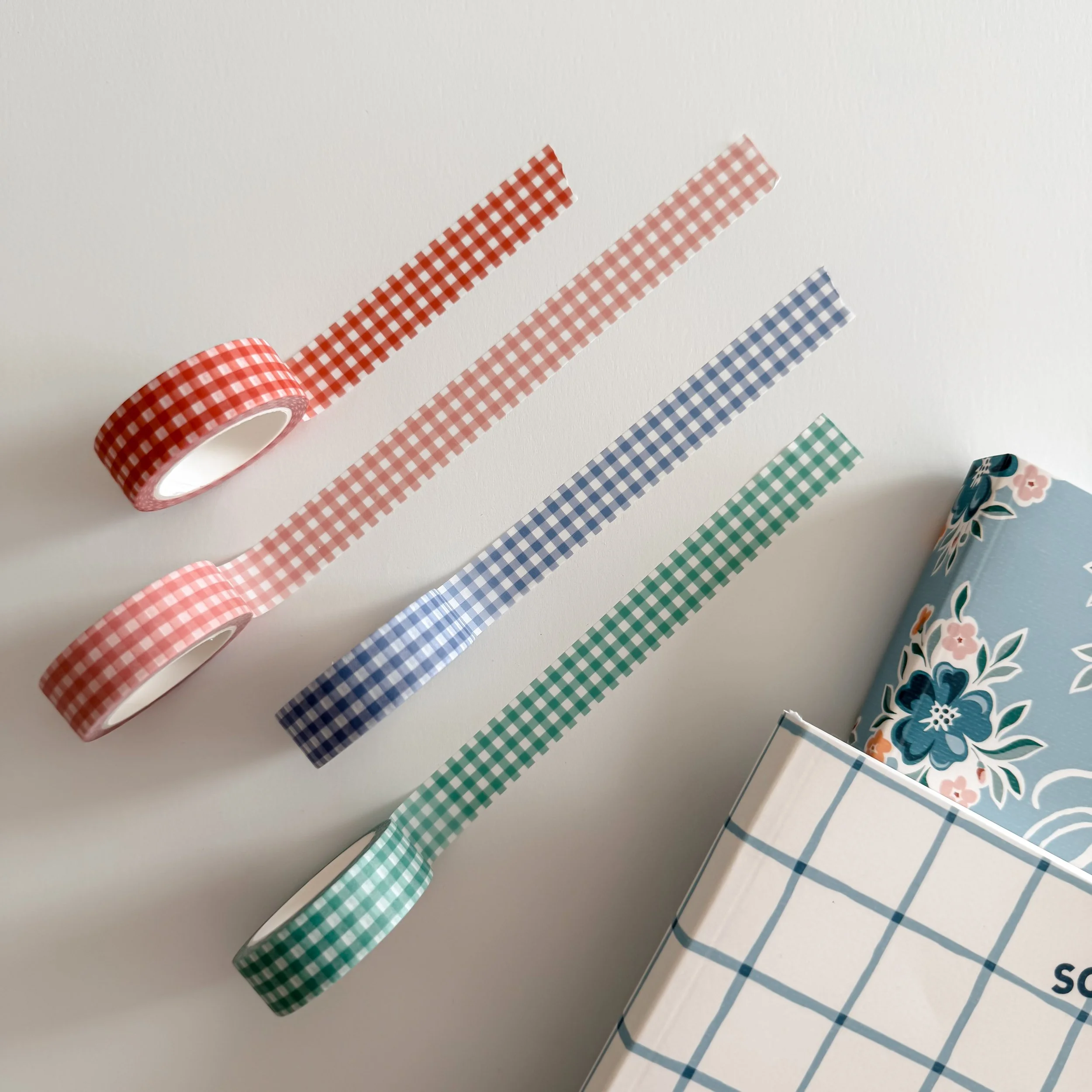 Gingham Washi Tape Set by Mellowworks