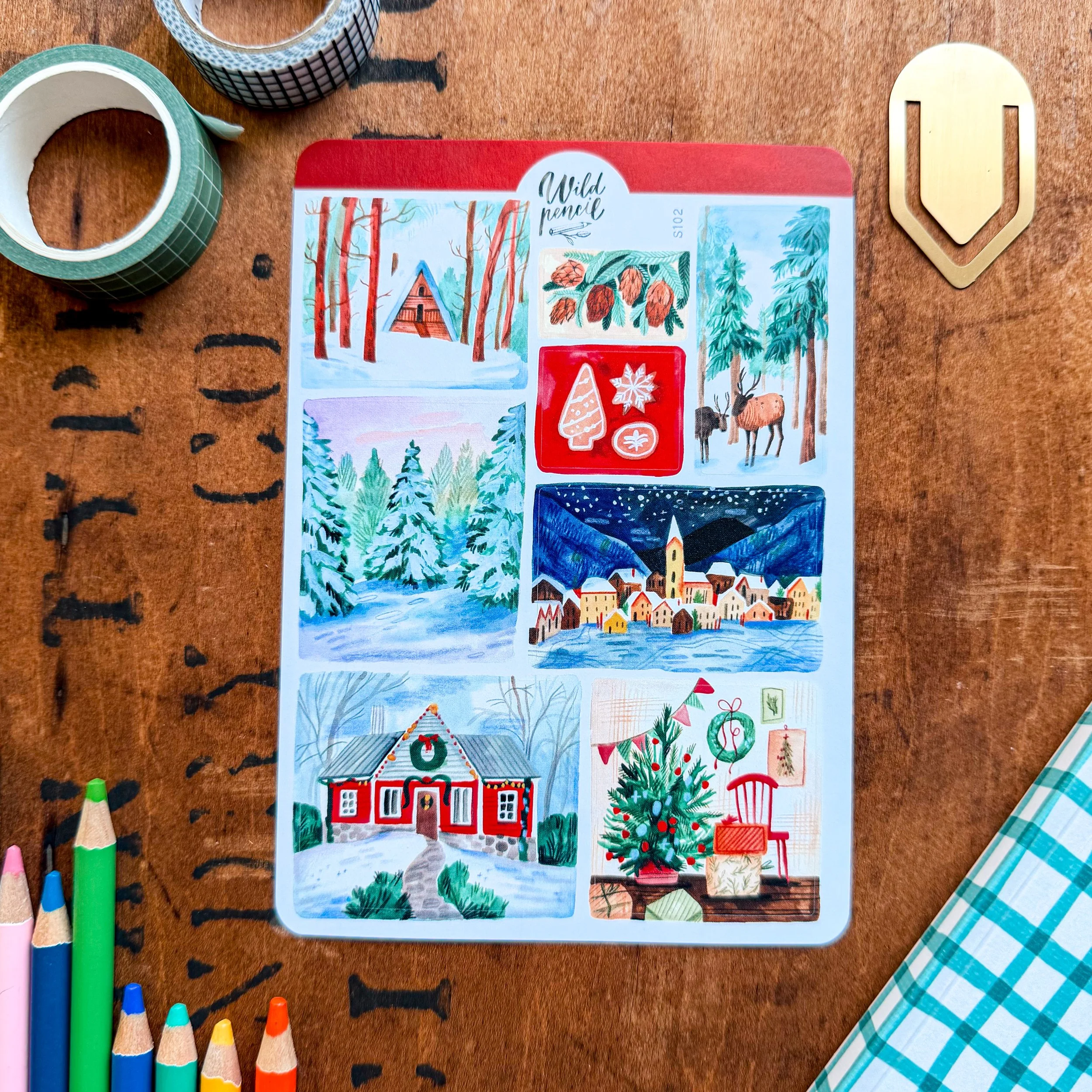 Christmas Landscapes by Wild Pencil 1.JPG
