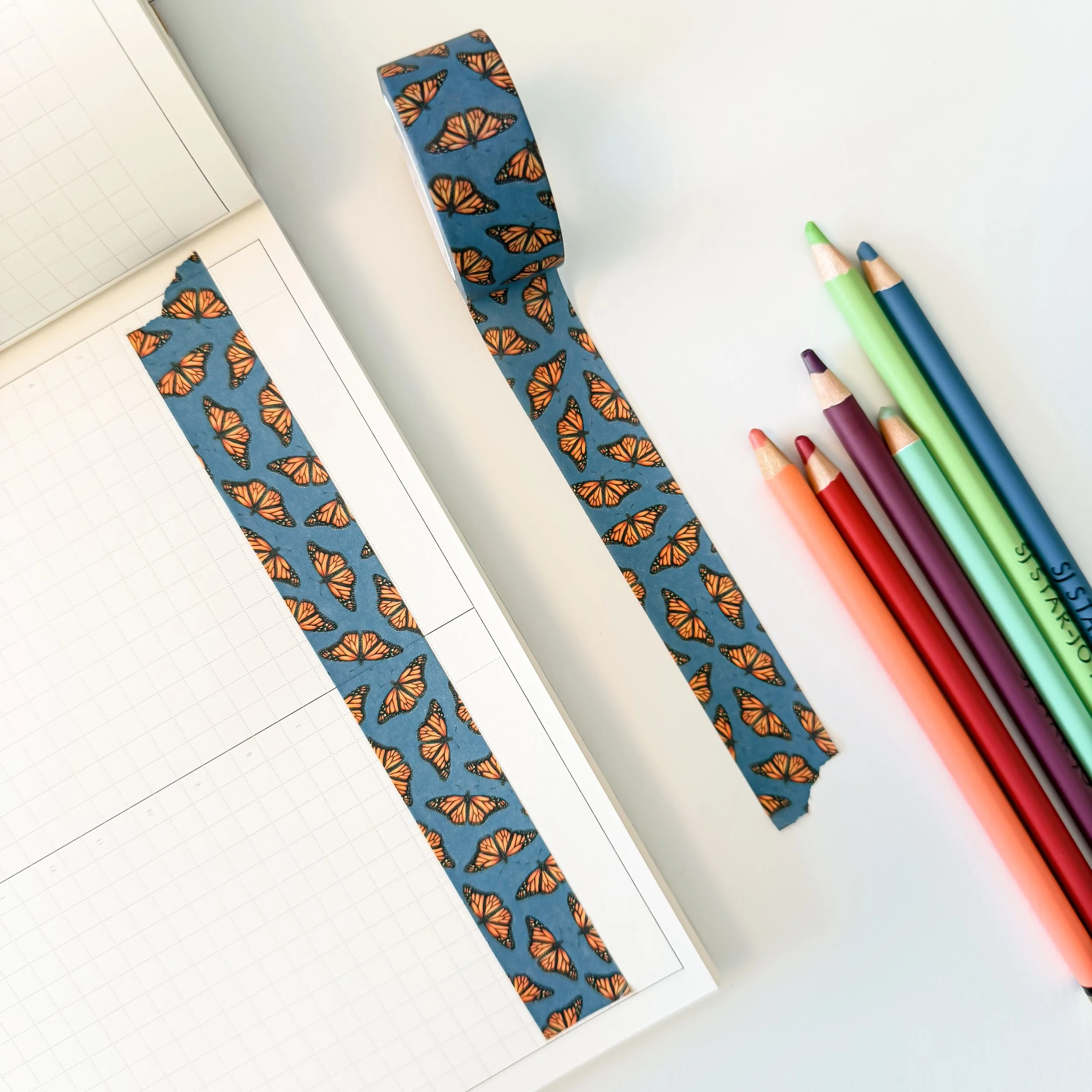 Monarch Butterflies Washi Tape by Allison Stoiser