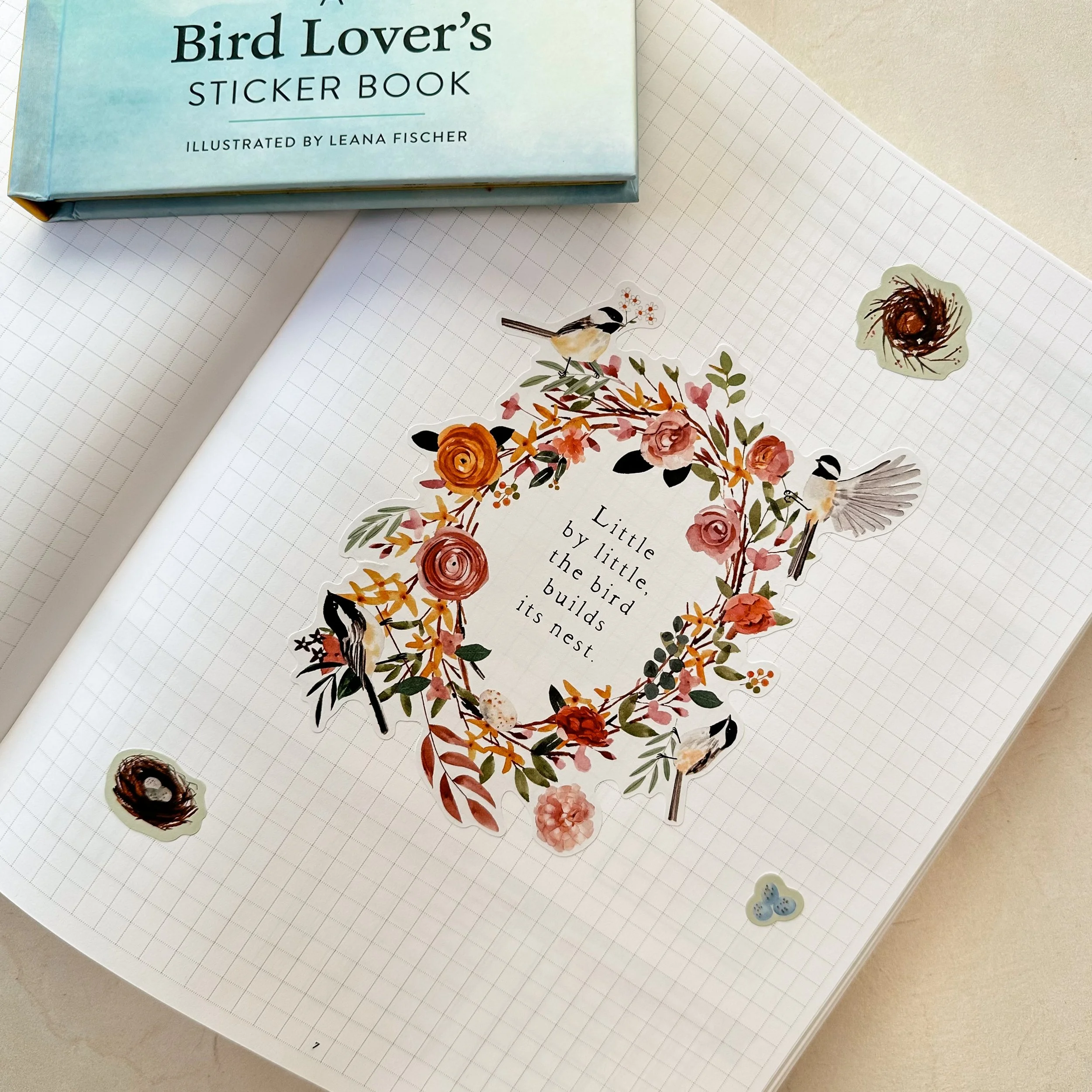 Bird Lovers Sticker Book example - schoolnest.JPG