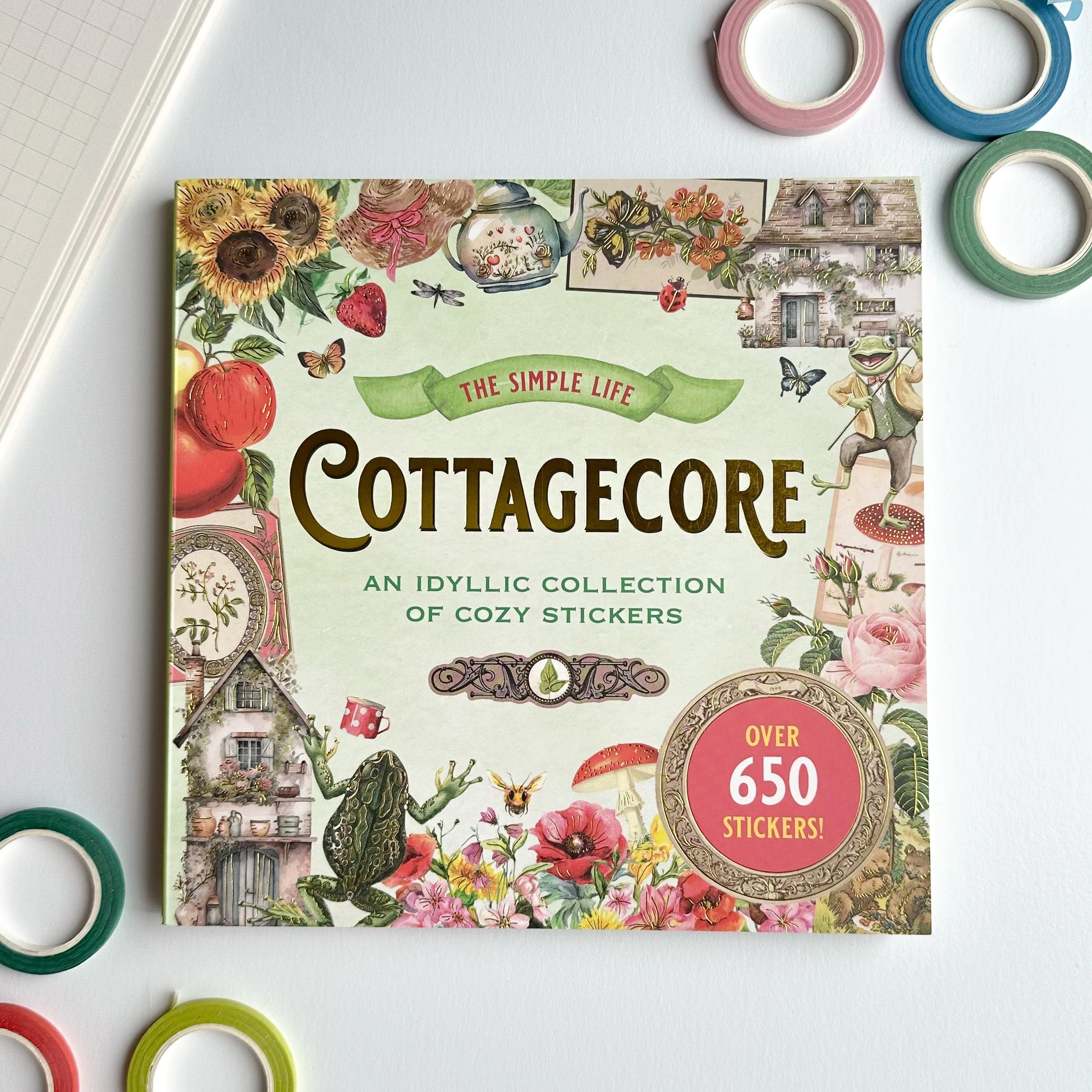 Cottagecore Stickers by Peter Pauper Press 1 | schoolnest.JPG