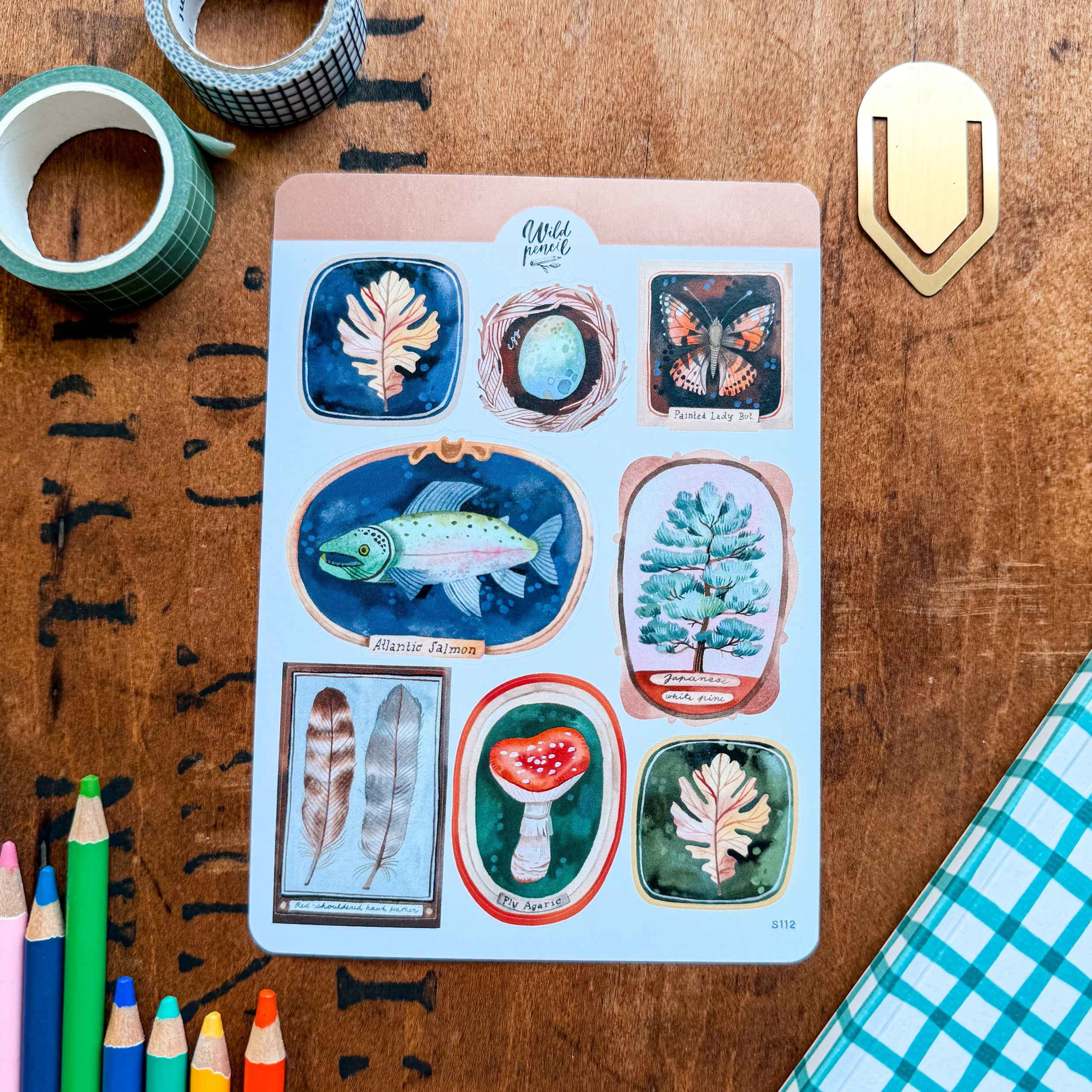 Museum Sticker Sheet by Wild Pencil