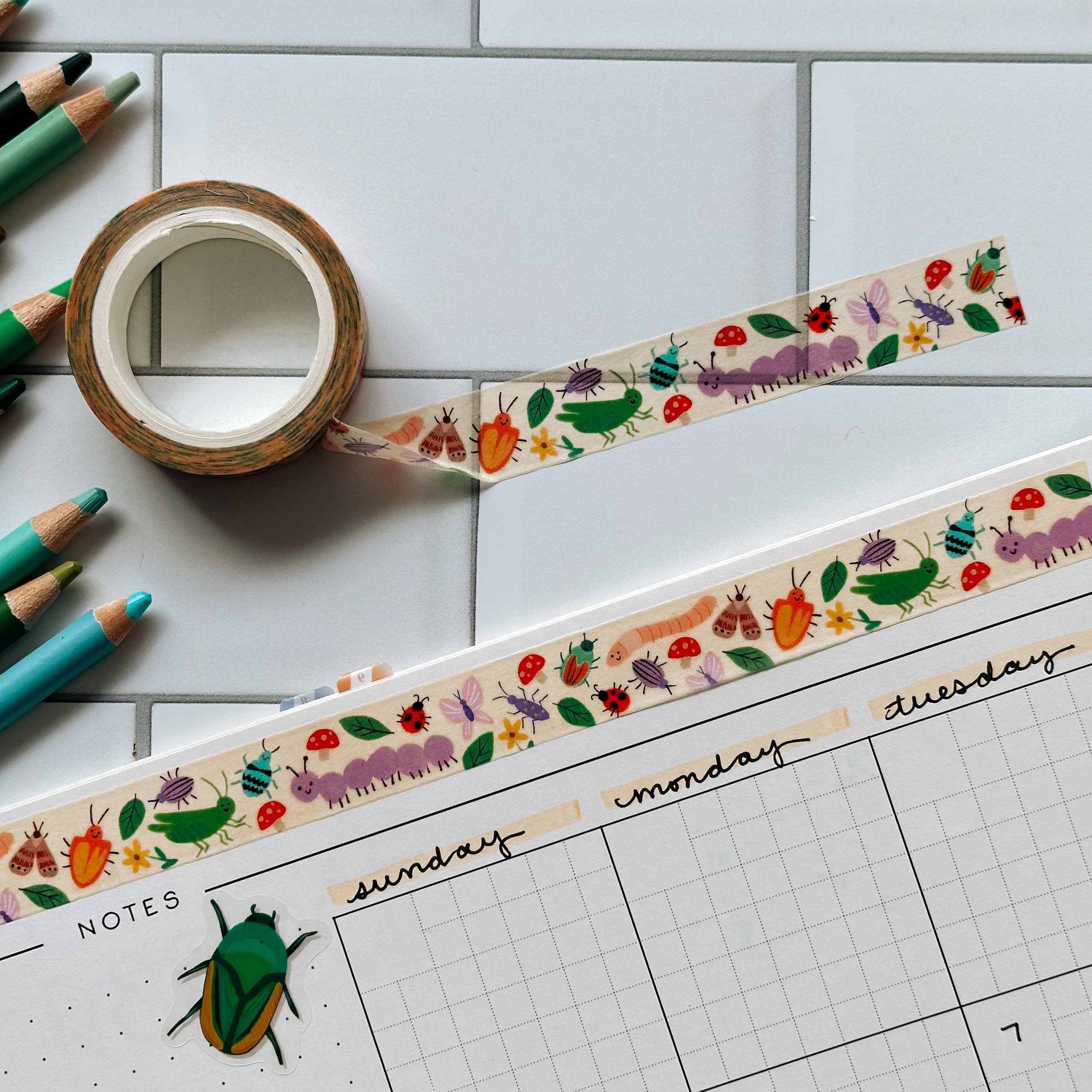 Bugtopia Washi Tape