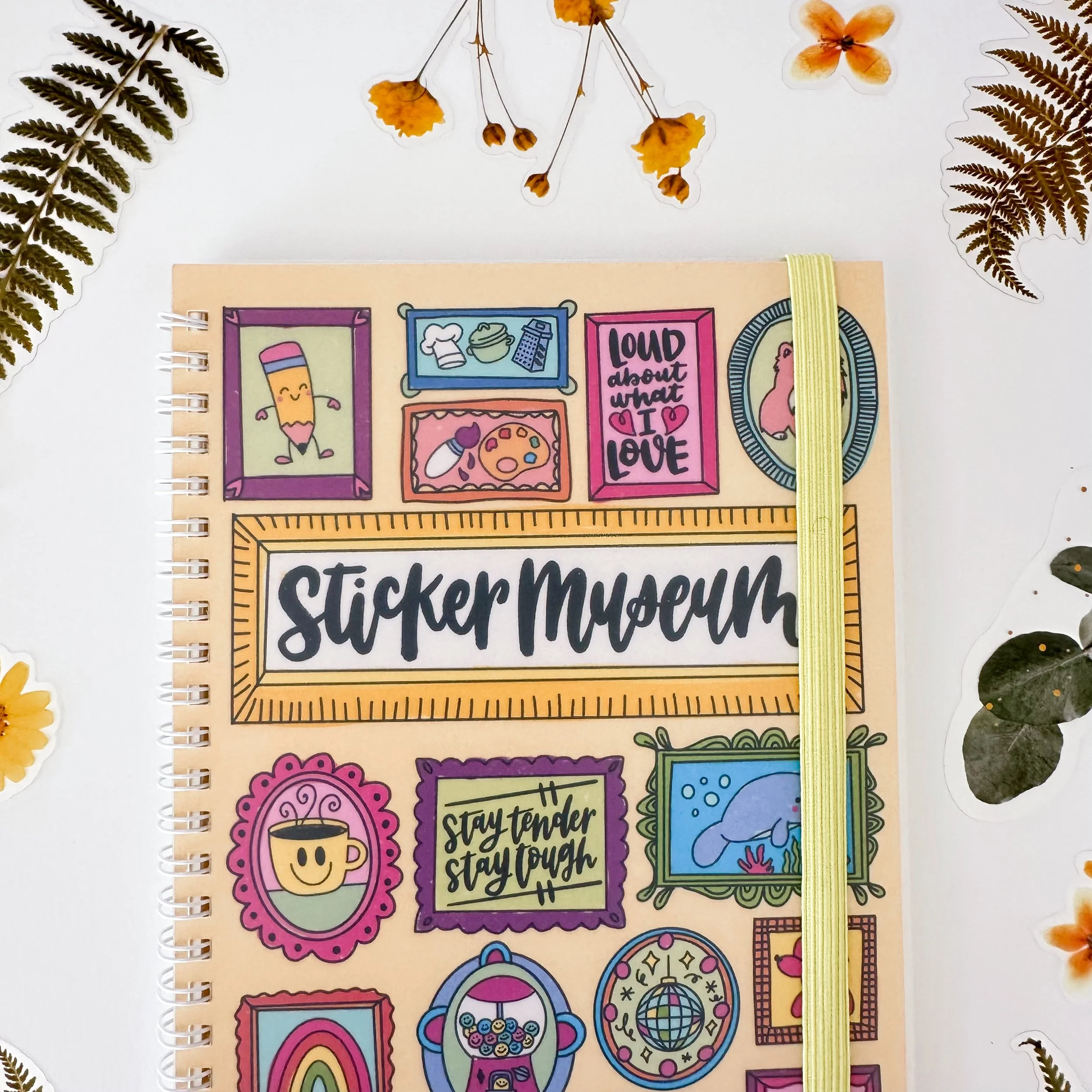 Sticker Museum Sticker Release Book by NatterDoodle