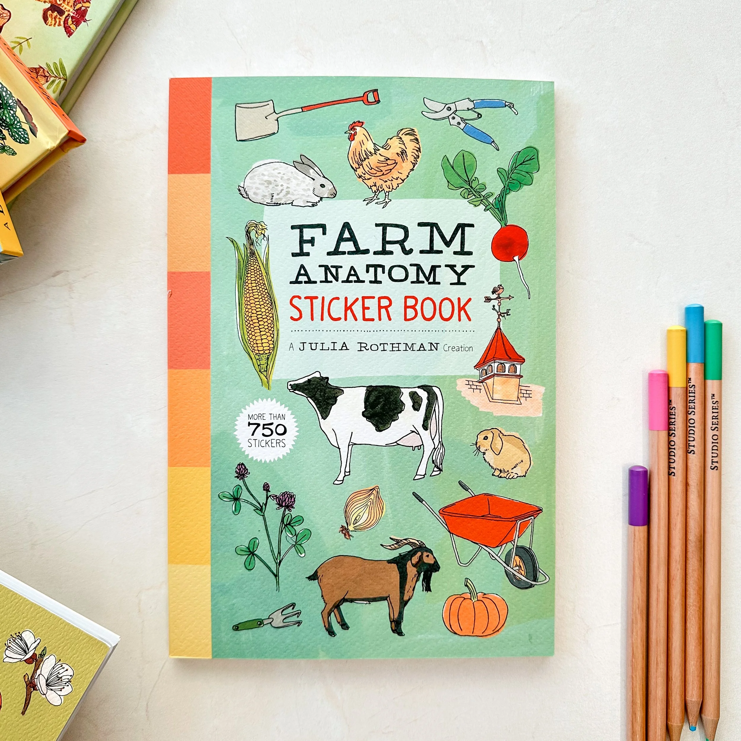 Farm Anatomy Sticker Book by Julia Rothman