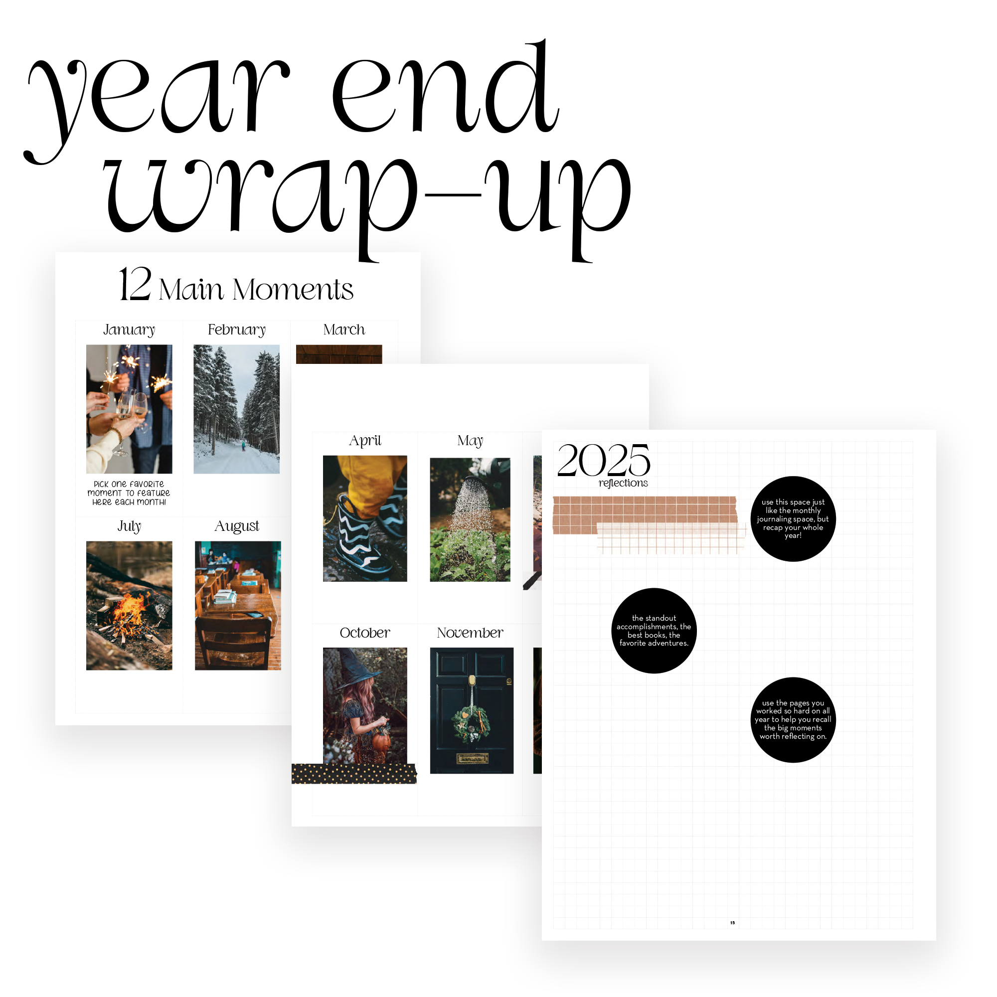 Homeschool Lesson Planning Notebook Printables preview image year end.png