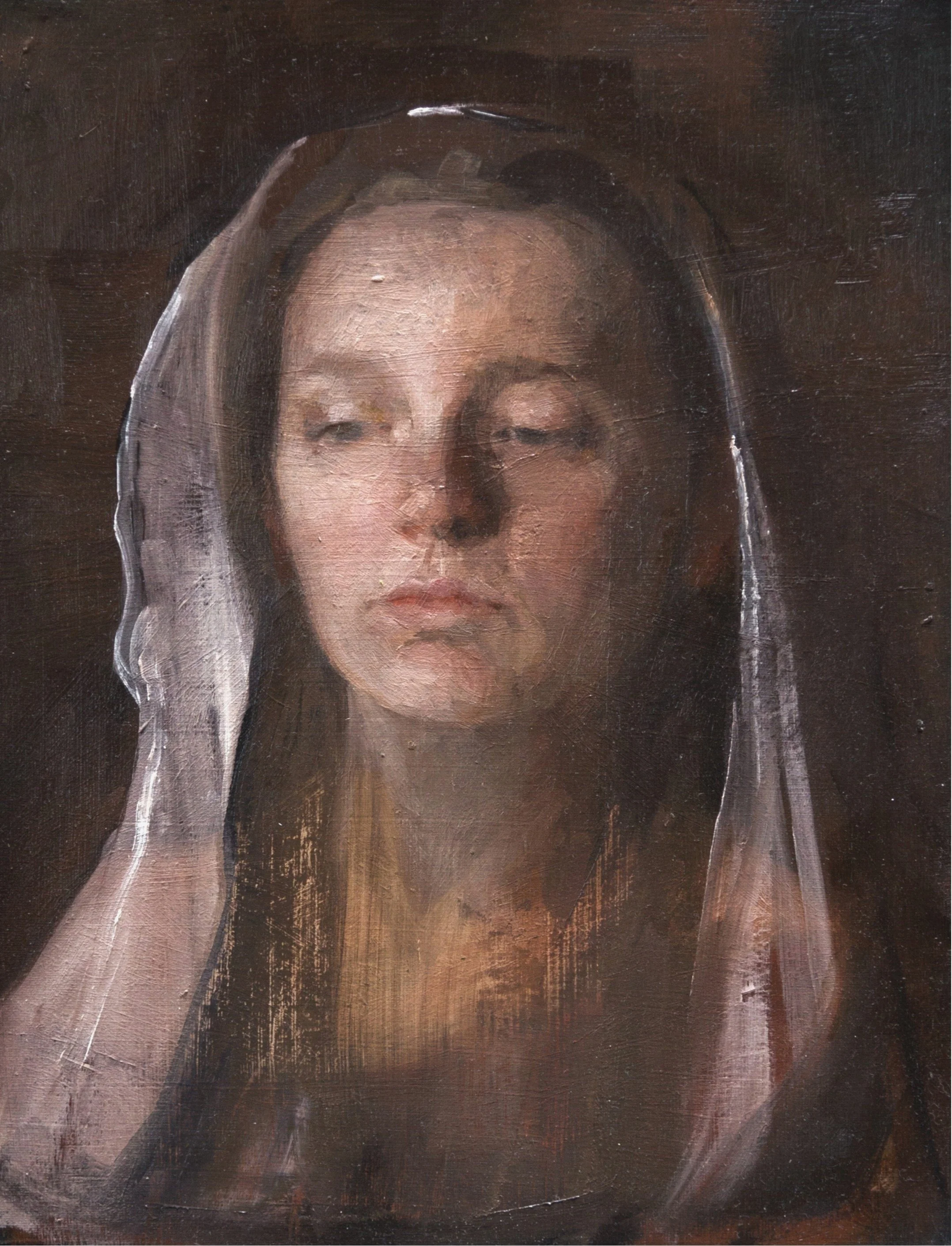 Girl with a veil unframed yes.jpg