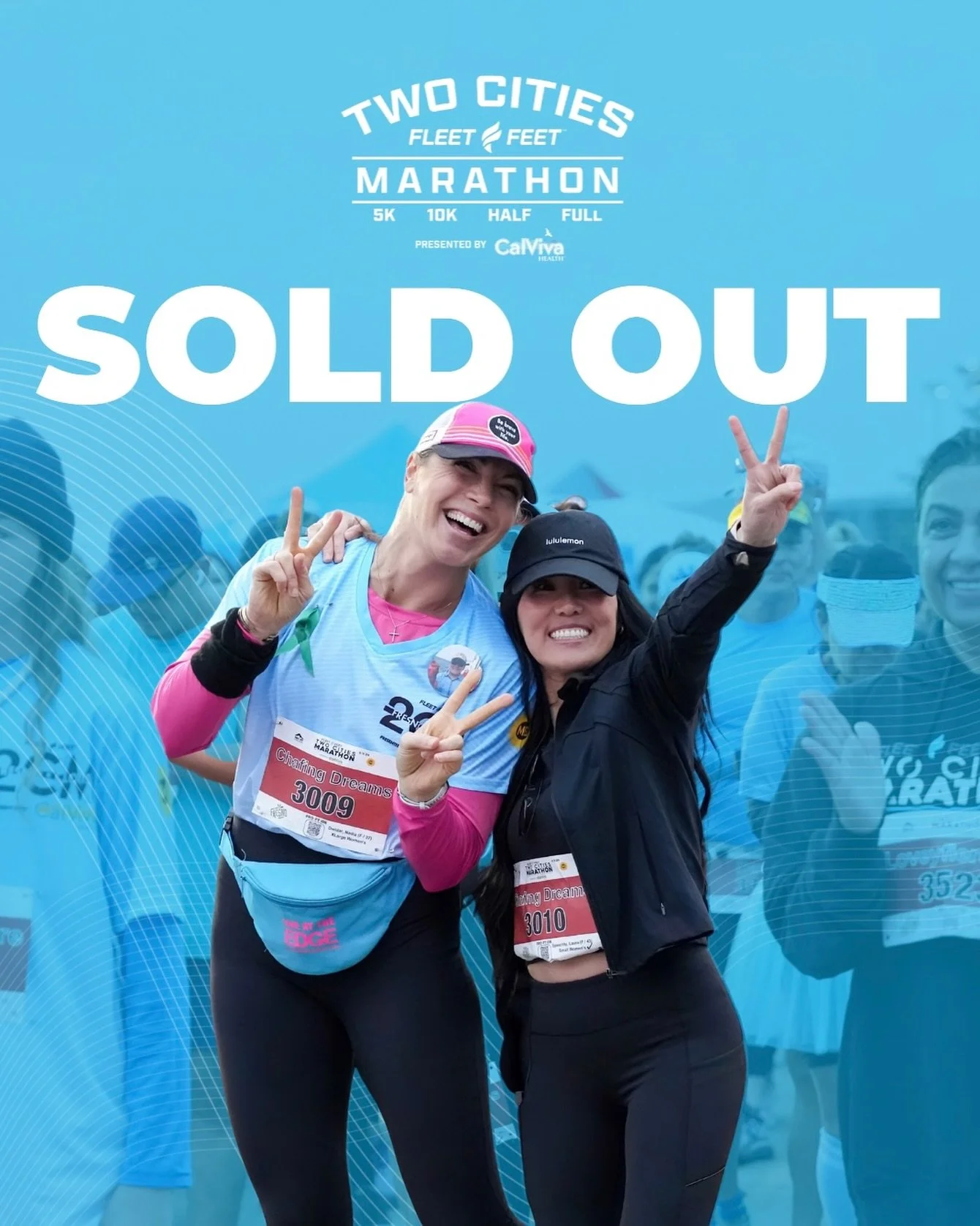 The 2025 Two Cities Marathon is officially SOLD OUT🎉 Almost 4,500 runners will cross the finish line tomorrow!

GOOD LUCK to all the runners hitting the course in the morning! You&rsquo;ve trained hard for this moment&mdash;now go crush your goals. 