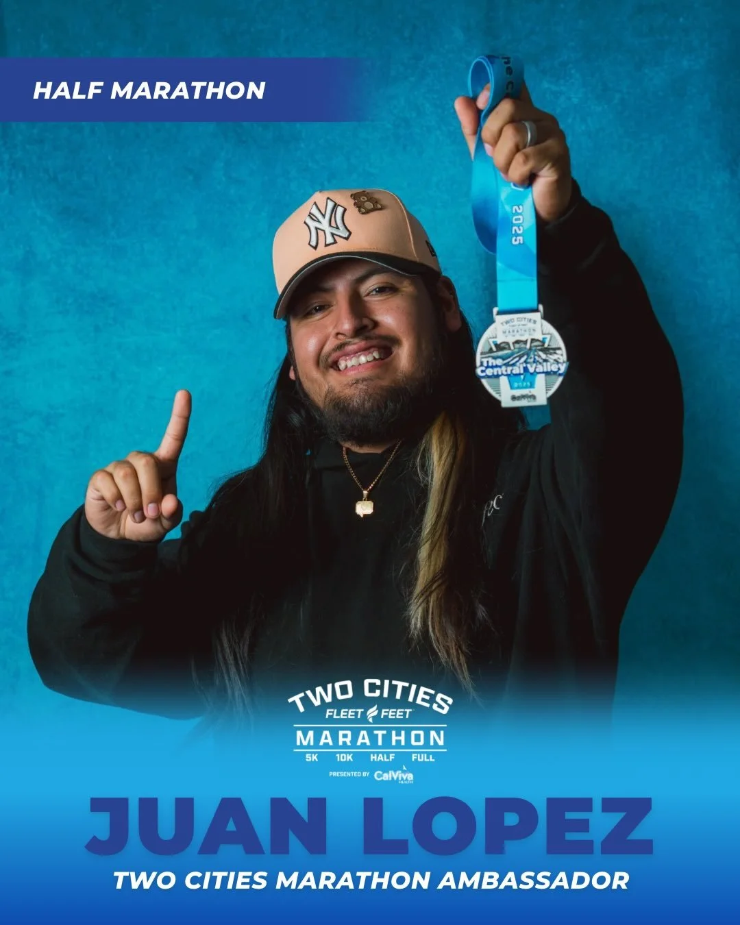 Meet Juan Lopez, one of our 2026 Two Cities Marathon ambassadors!🏃&zwj;♂️🎉

We asked Juan why he&rsquo;s excited to be a 2CM Ambassador: &ldquo;Two Cities half marathon was my first official race. It introduced me to what community is all about on 
