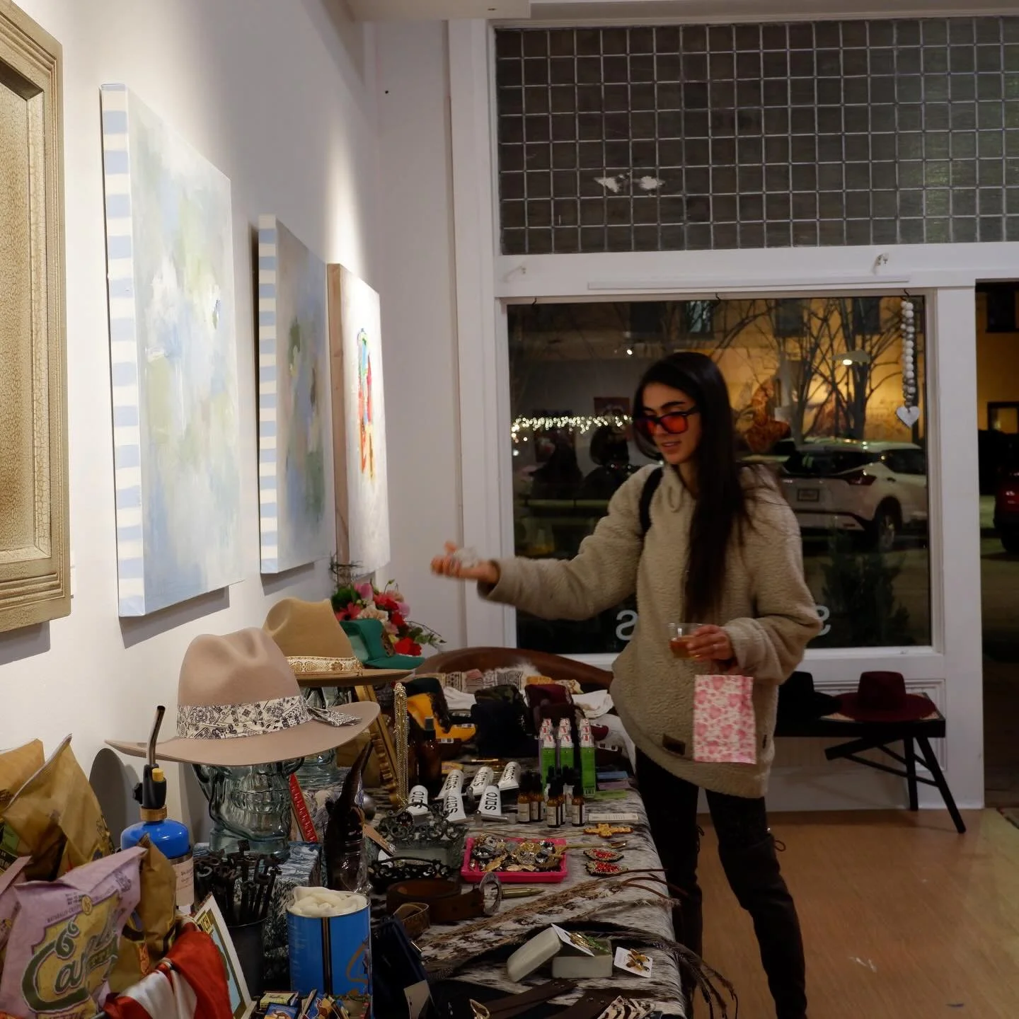 📸 February First Friday

Thank you to everyone who stopped by and shopped with us this weekend. We loved having @annies_oven @thegreenthumbdiaries &amp; @western.wonder pop up&mdash;Thank yall for bringing your magic. ✨✨✨

Rehang in progress this we