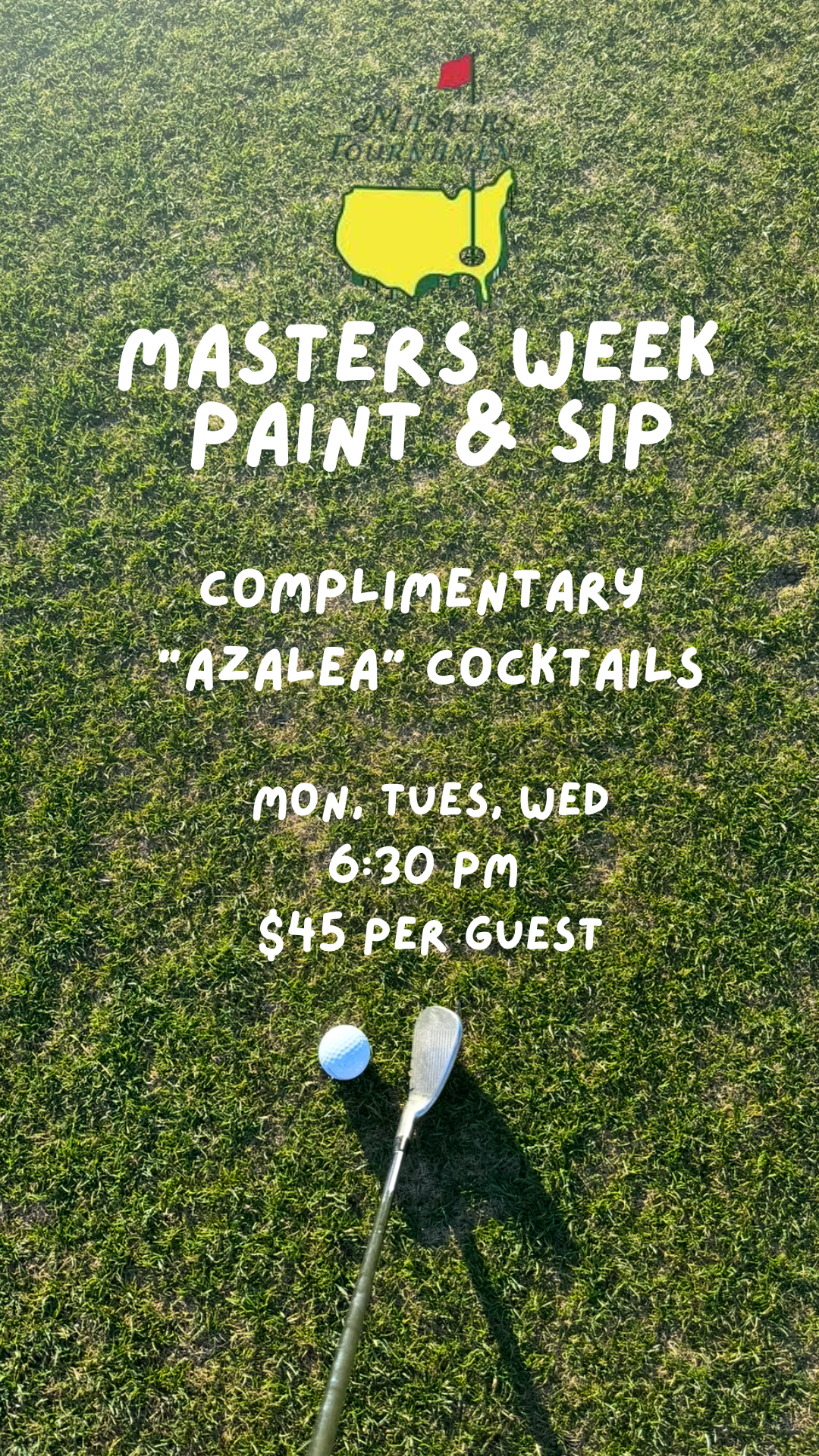 Golf Ball Paint & Sip