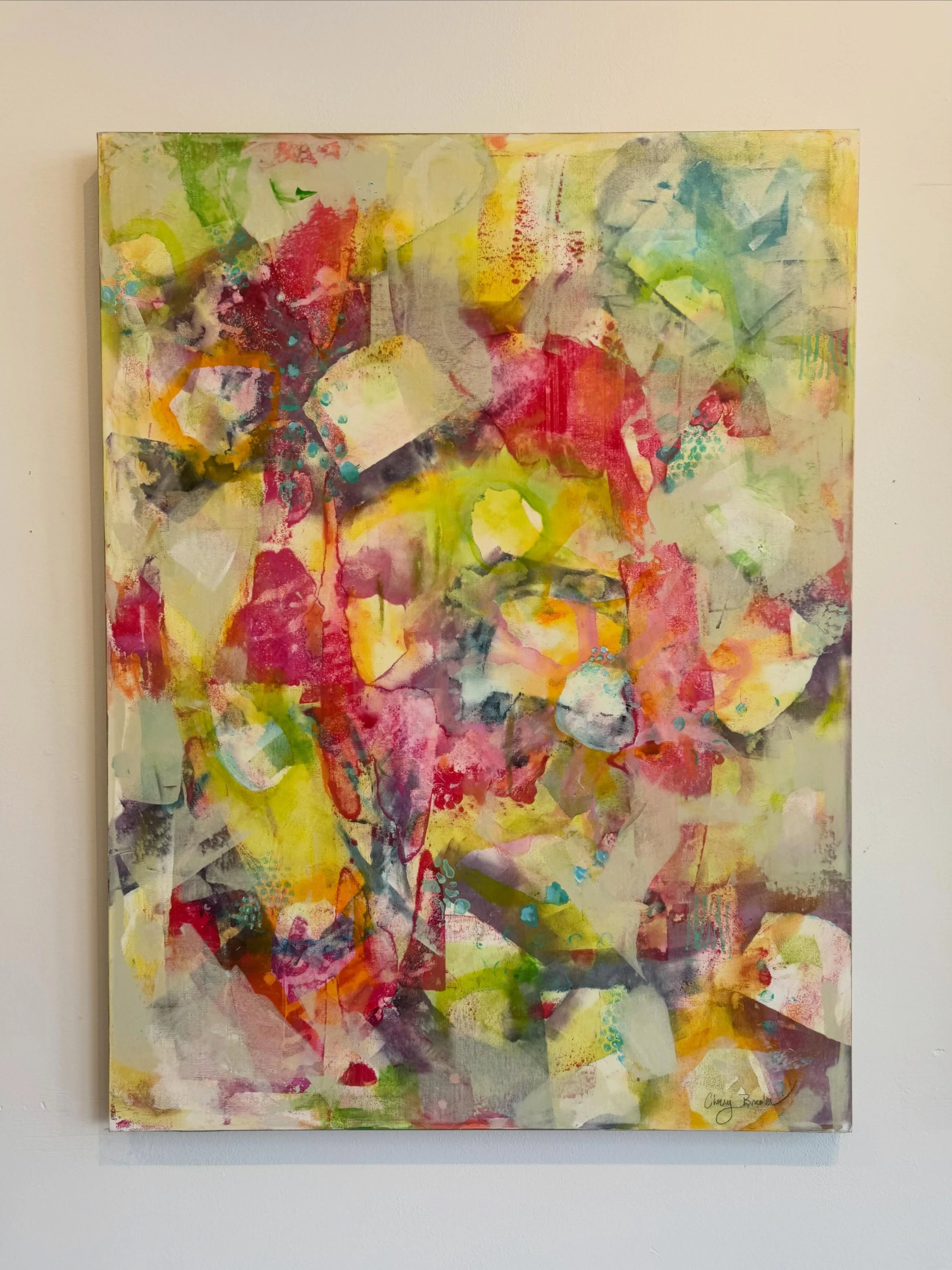 Kicking off Mother&rsquo;s Day week to &ldquo;The Sound of Music&rdquo; by Cherry Brewer! ❤️ our last available large Brewer painting in the gallery&hellip; for now 😉 Shop our collection at Sheridan Studios for the mama in your life this week by app