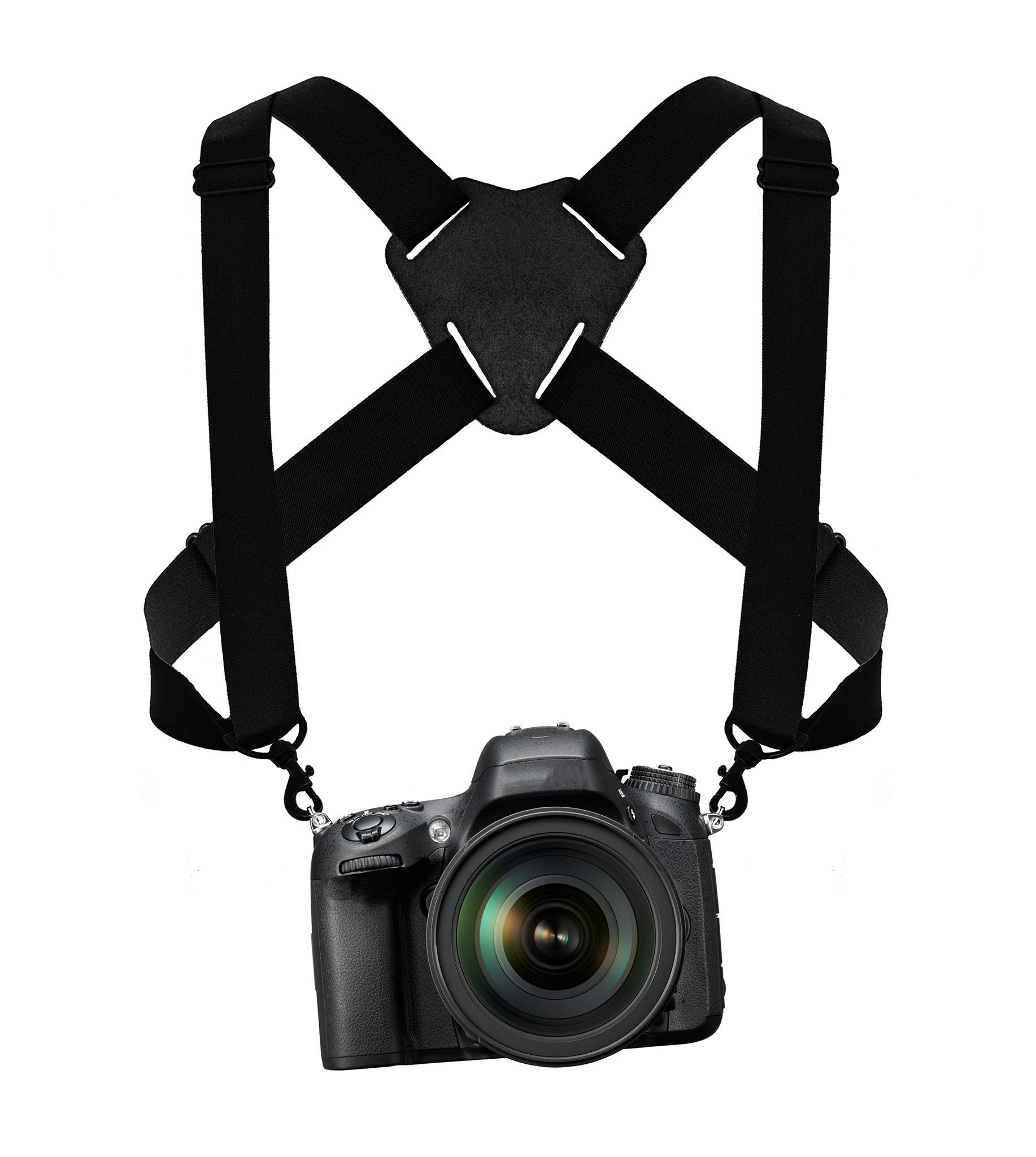 The Best Camera Strap By Nyack Exchange/ Black Leather , adjustable stra