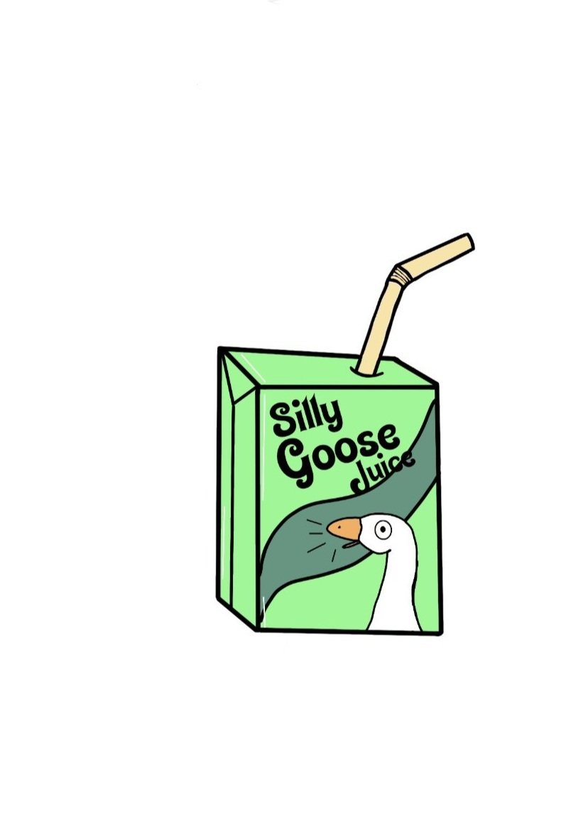 Silly Goose Juice Sticker