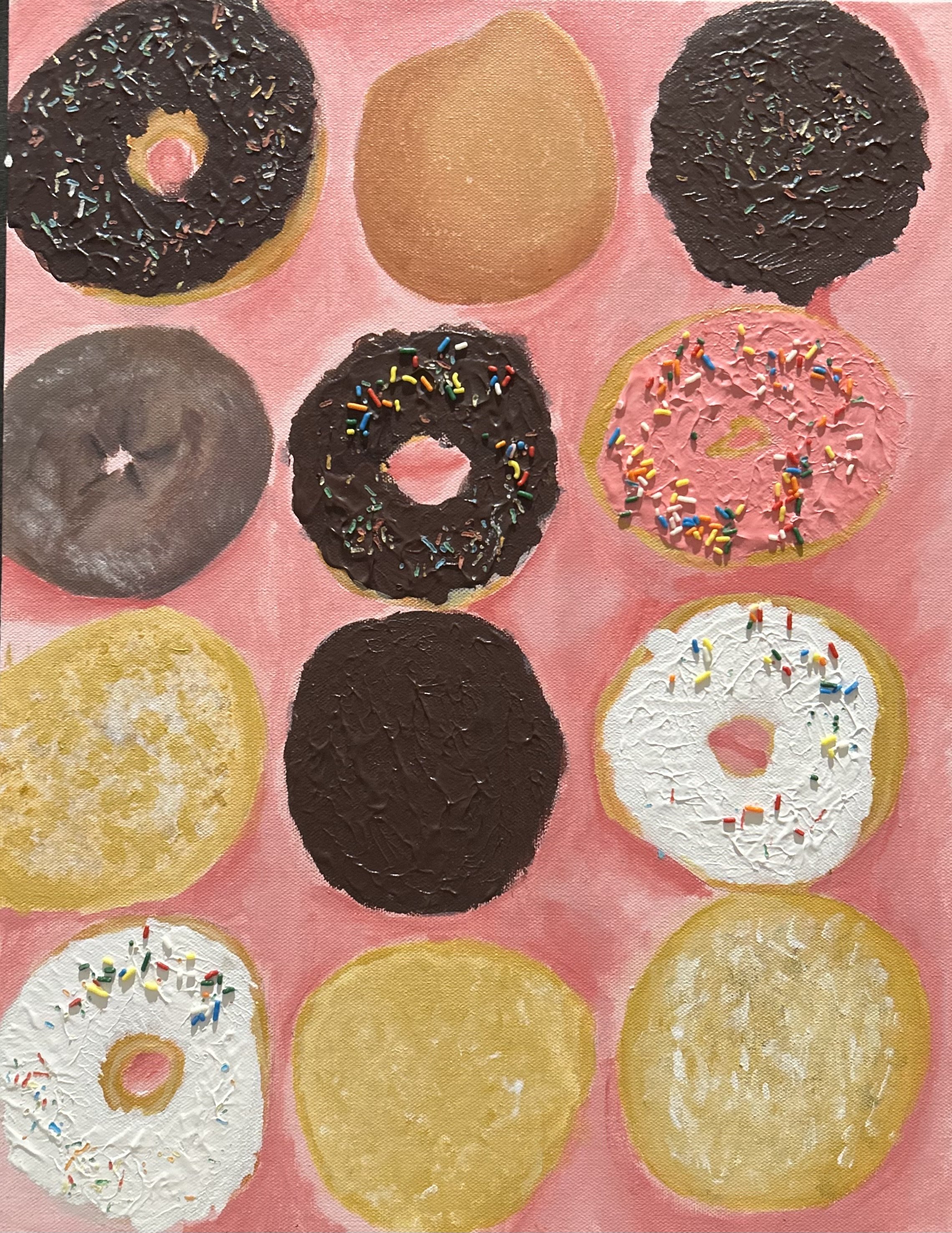"Sweet Treat" (2023)
Acrylic on 16x20 canvas
