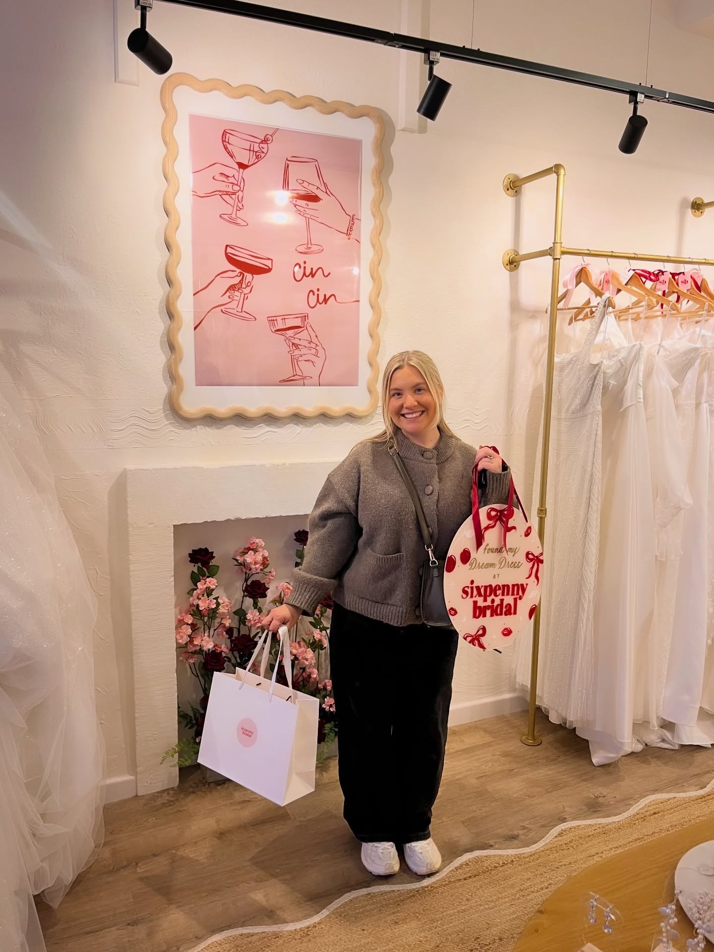 Lovely moments from last week 🥰 

Thank you Chloe &amp; Claire!! So excited for you both getting married this year &hearts;️&hearts;️

#bridalboutique #shesaidyes #realbride #2026bride #bridetobe