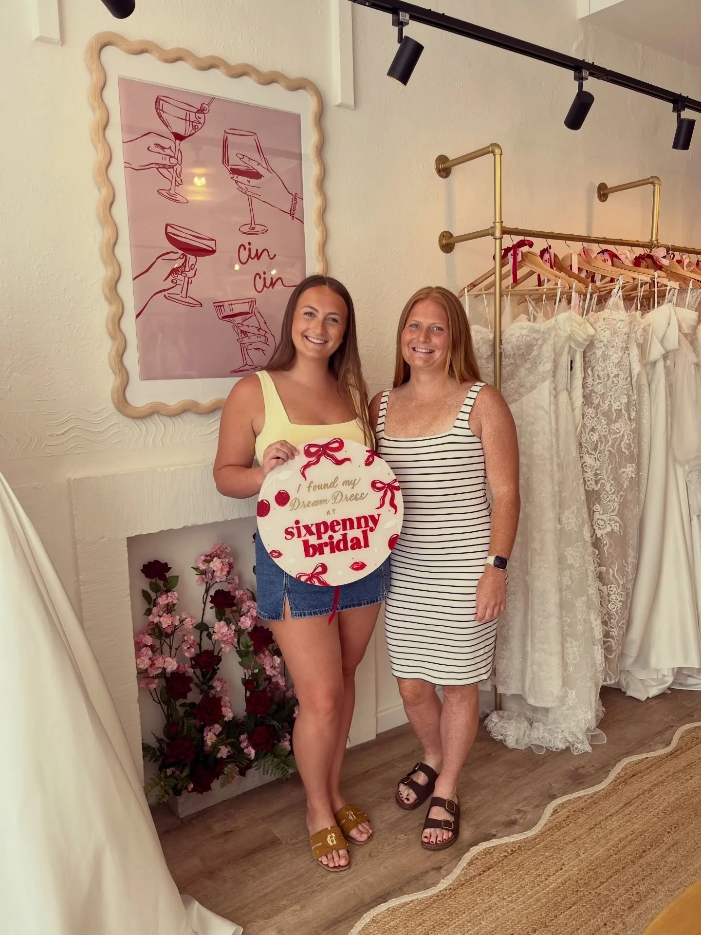 CONGRATULATIONS EMILY &amp; VICTORIA 💖✨👏🏼

Both absolutely beautiful appointments and a wonderful pleasure helping you find your dream dresses! 

🌸💖💍🥰

#bridalboutique #shesaidyes #bridetobe #2027bride #lancashirebride
