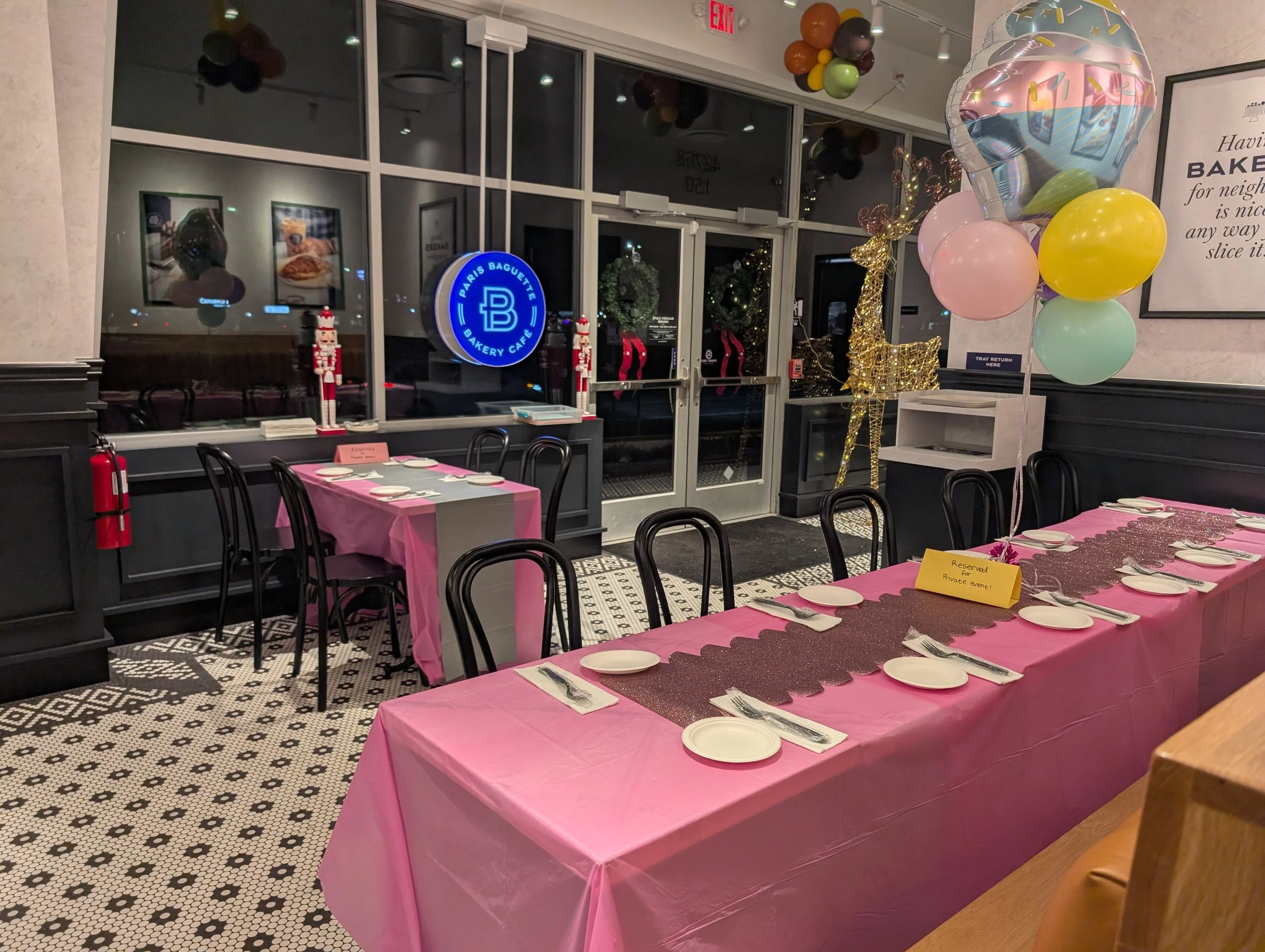 Full party area setup