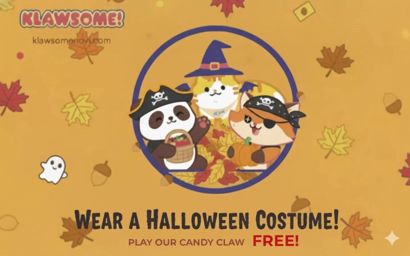 Don't forget that we have our ongoing special until the end of the month: Free plays on our candy machine when dressed in costume! 🎃🍁🍬
#spookyseason #halloween #fallvibes🍁