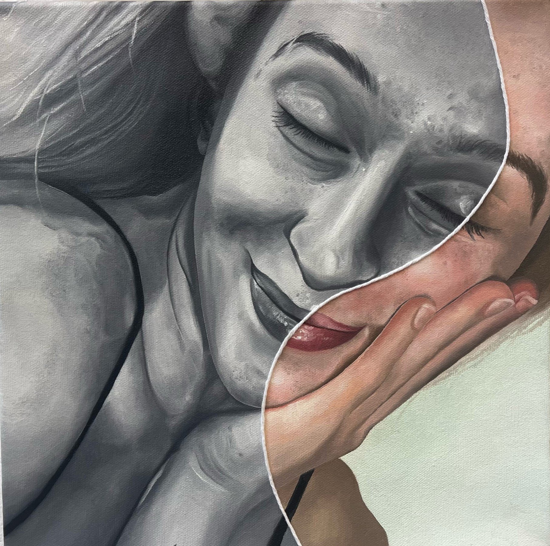 I Was Having A Really Good Day Painting Print.