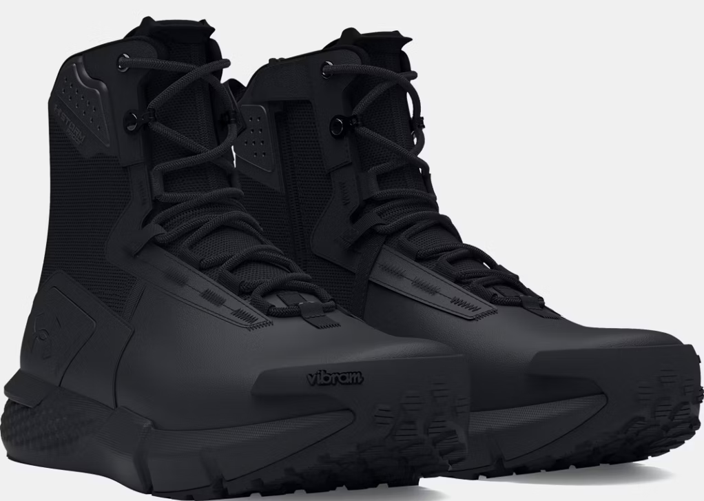 UA Charged Valsetz Waterproof Zip BLK 7 To 13