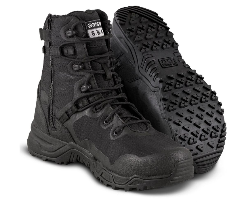 Alpha Fury 8''Side Zip BLK 4 To 13