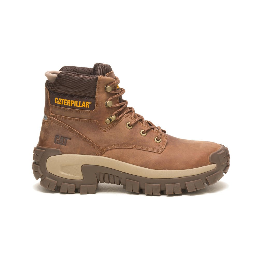 Invader Hi Steel toe Brown